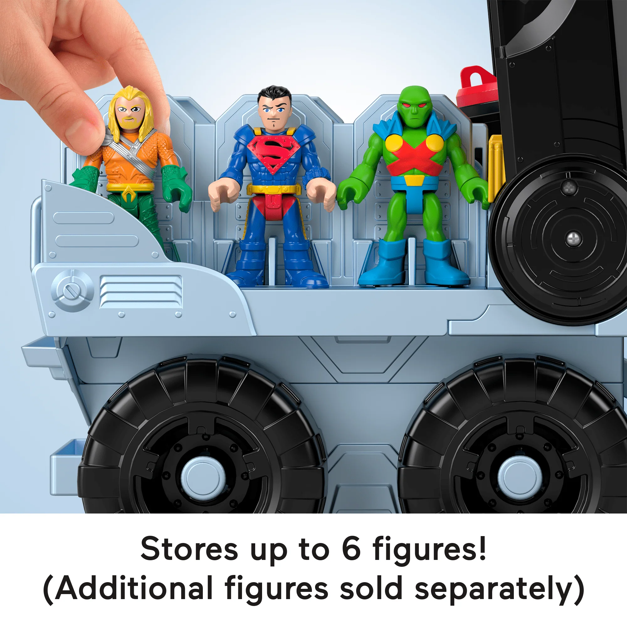 Imaginext DC Super Friends Transforming Bat-Tank With Batman Figure, Lights & Sounds - Image 5