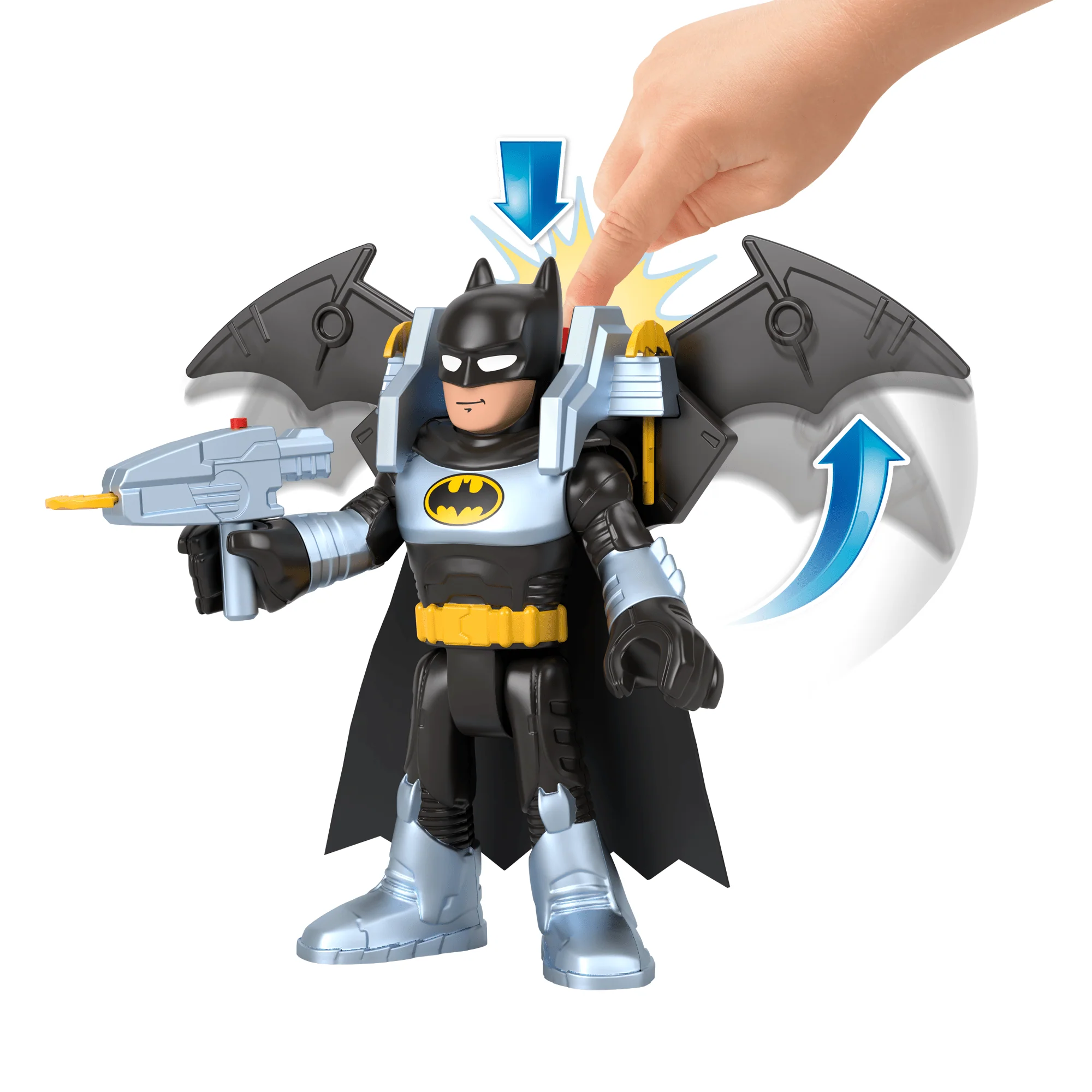 Imaginext-Batman Batglider Dc Super Friends-Figurine Xl - Image 3