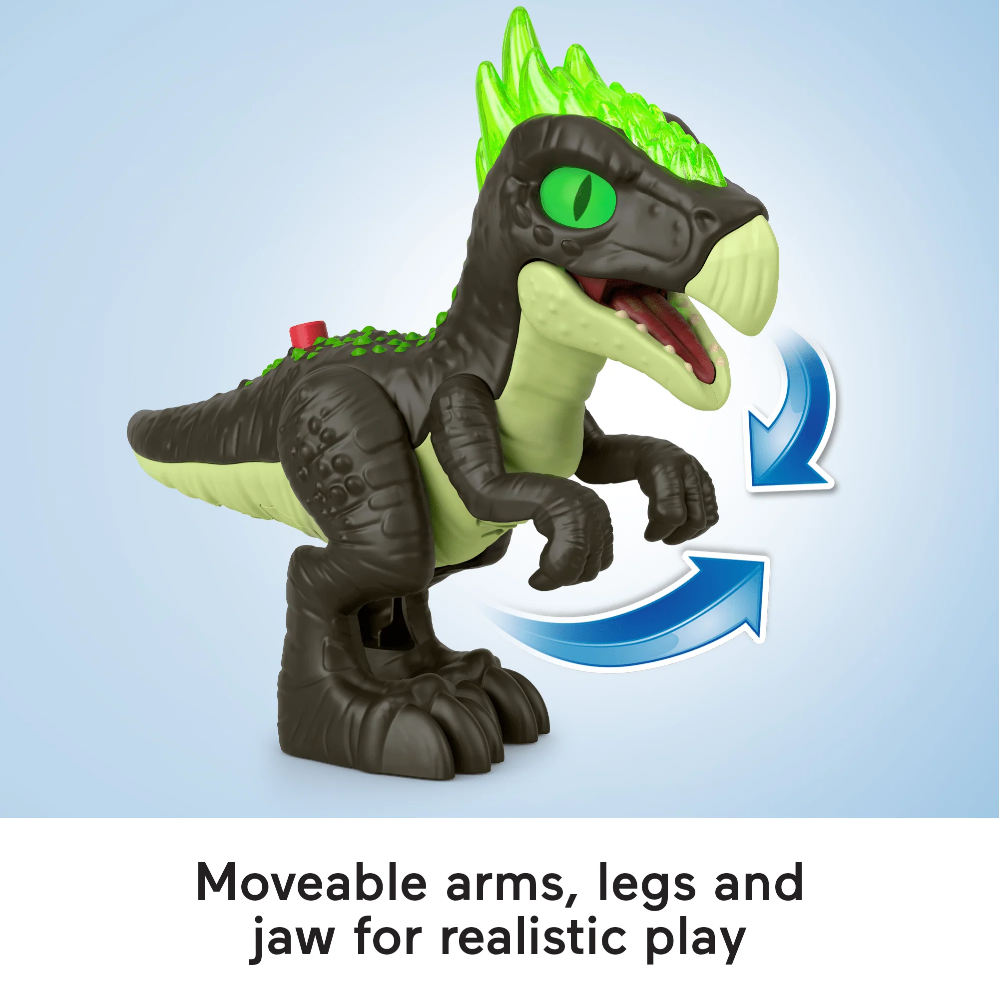Imaginext Jurassic World Deluxe Dracorex XL 10-Inch Poseable Dinosaur Toy With Lights & Sounds - Image 4
