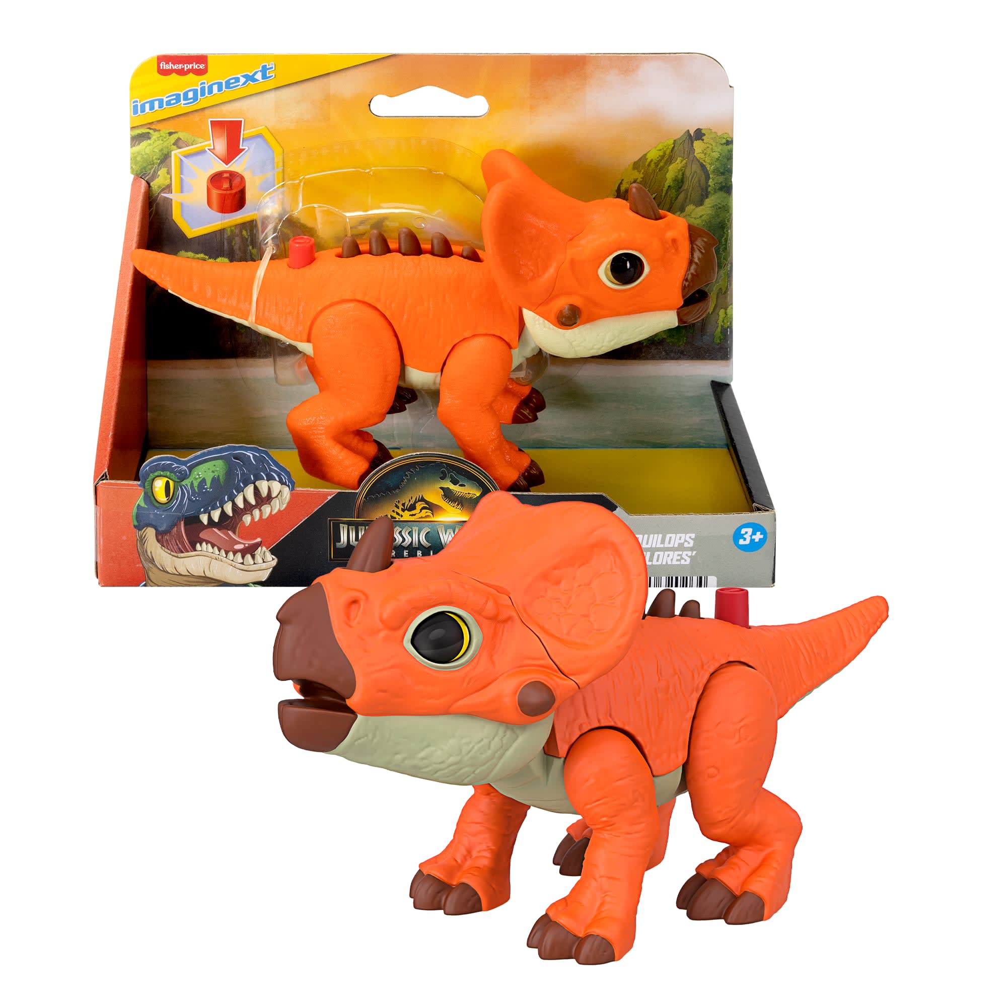 Imaginext Jurassic World Dinosaurio de Juguete Rebirth Aqualops
