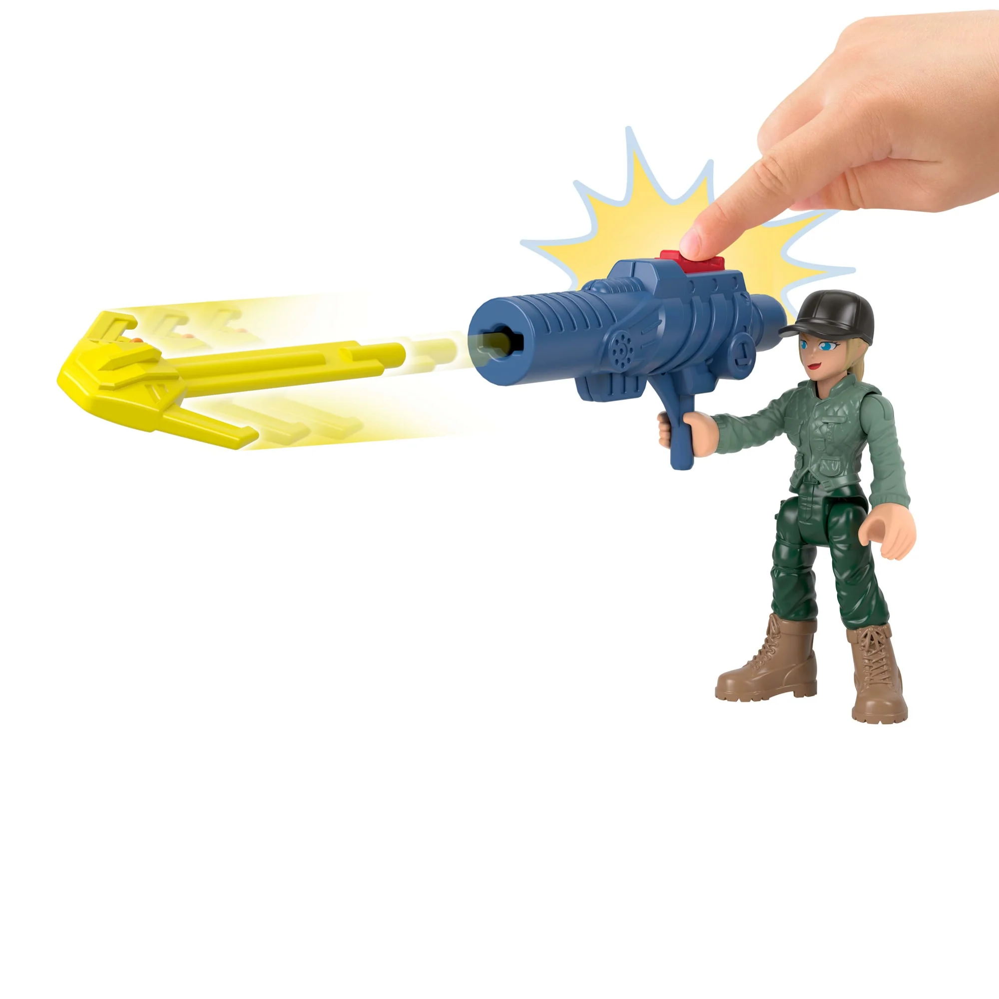 Imaginext Jurassic World Dinossauro de Brinquedo Rebirth Pacote de Dinos Terra, Ar e Mar - Image 3