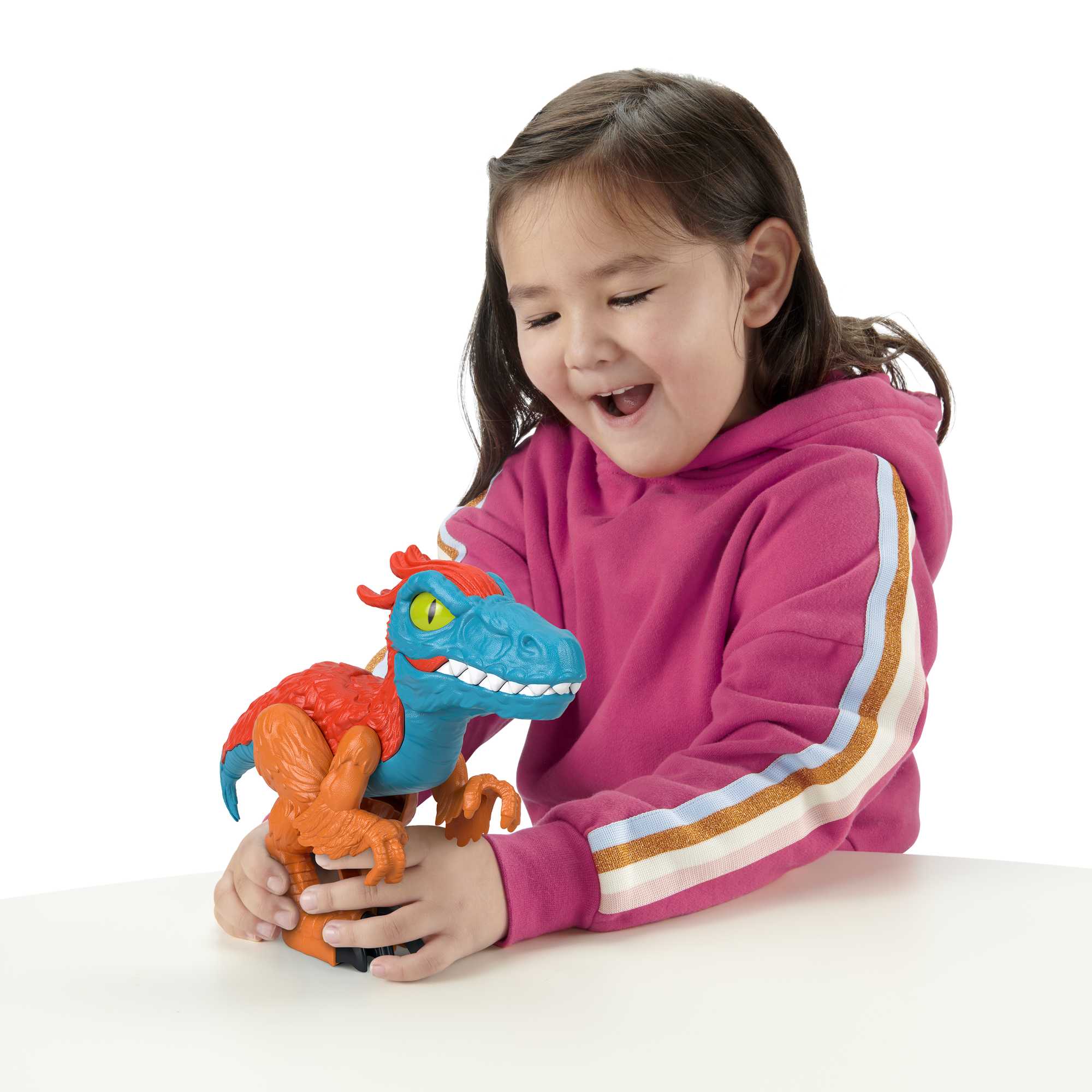Imaginext Jurassic World Dominion Pyroraptor Dinosaur XL Figure, 10 inch, Preschool Toys - Image 2