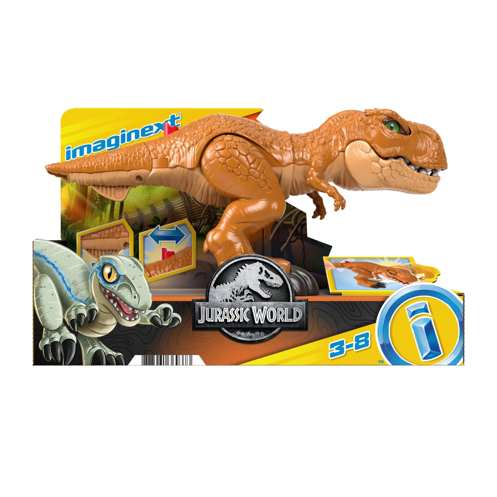 Imaginext Jurassic World thrashin' Action T.Rex - Image 6