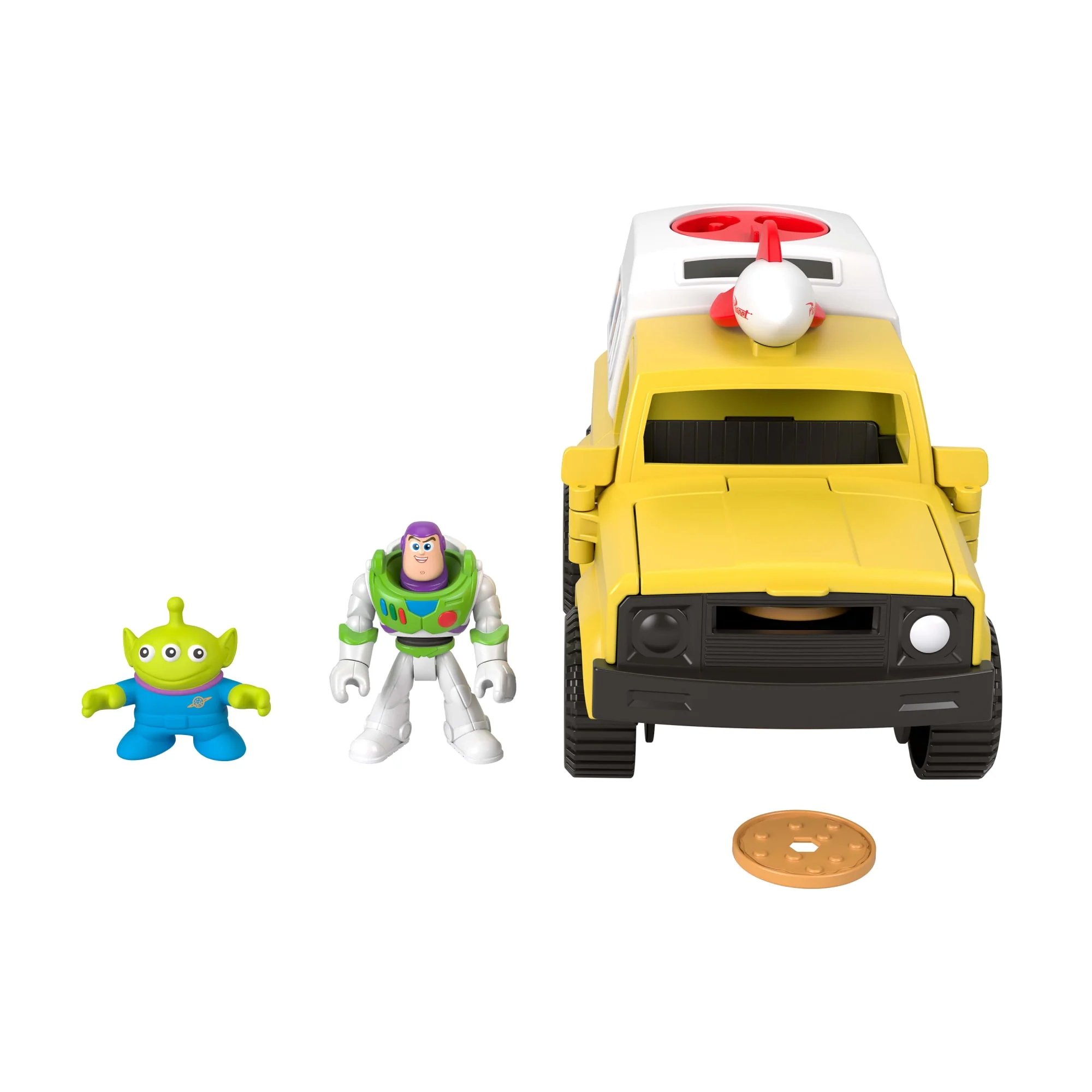 Imaginext Project Target Brinquedo Imaginext Toy Story Caminhão Pizza Planet com Buzz e Alienígena - Image 4