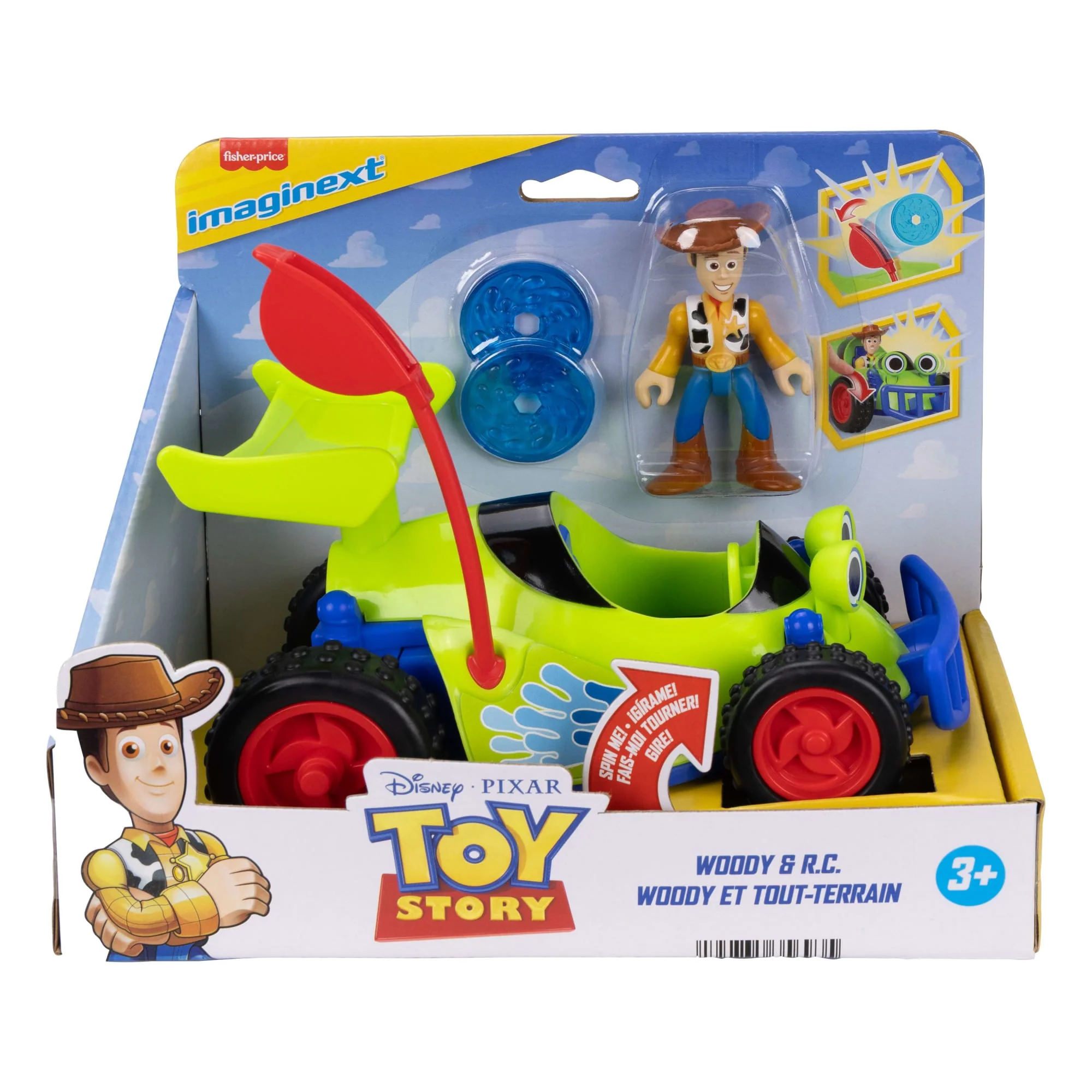 Imaginext Project Target Figura de Ação Imaginext Toy Story Pack com Woody e R.C. - Image 6