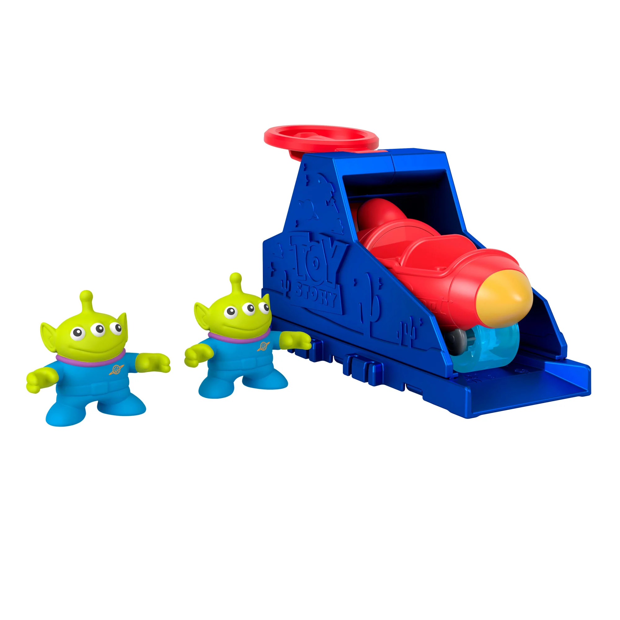 Imaginext Launcher Set With Alien Figures, Inspired By Disney And Pixar Toy Story
