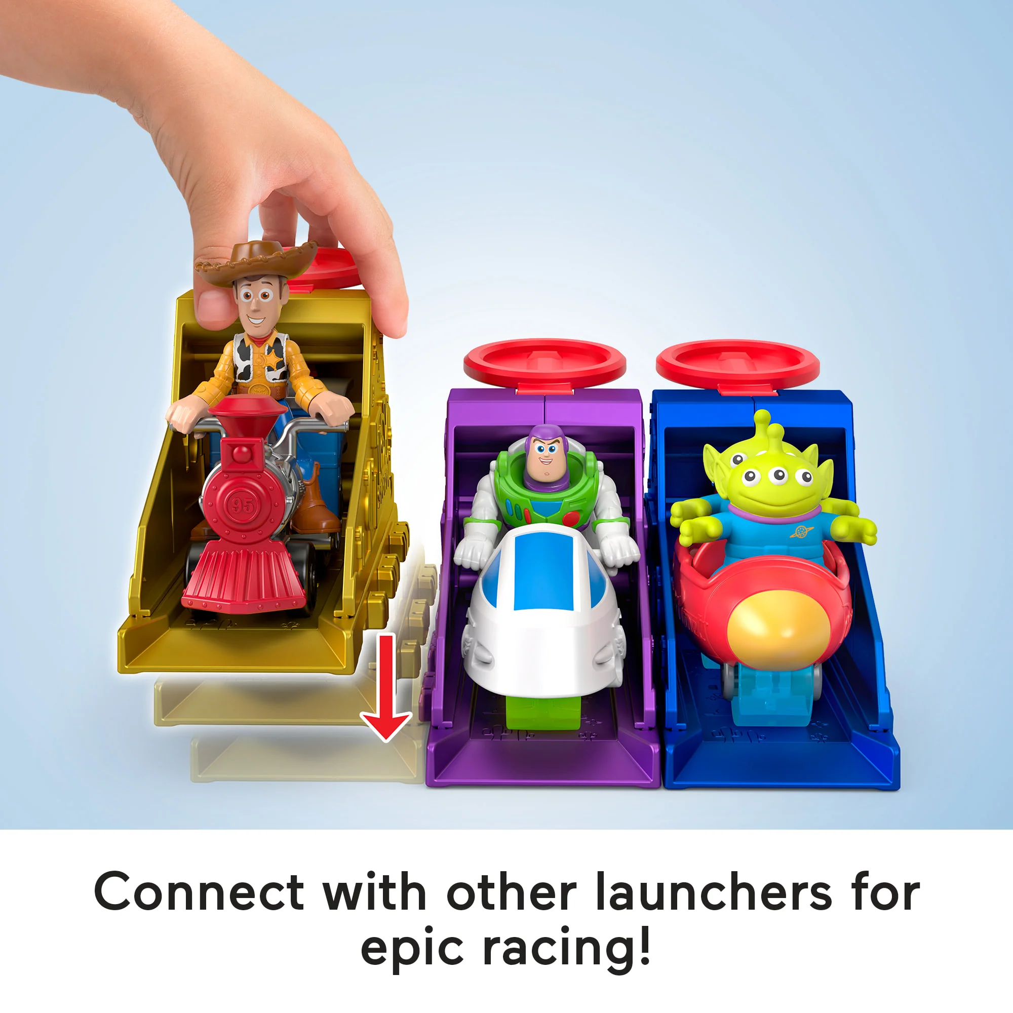 Imaginext Launcher Set With Alien Figures, Inspired By Disney And Pixar Toy Story - Image 3