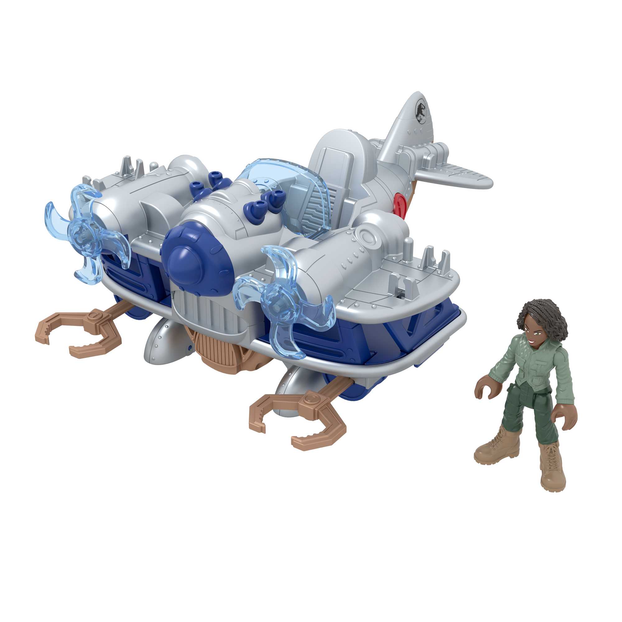 Imaginext-Jurassic World-Kayla et Son Avion-Coffret 4Éléments - Image 3