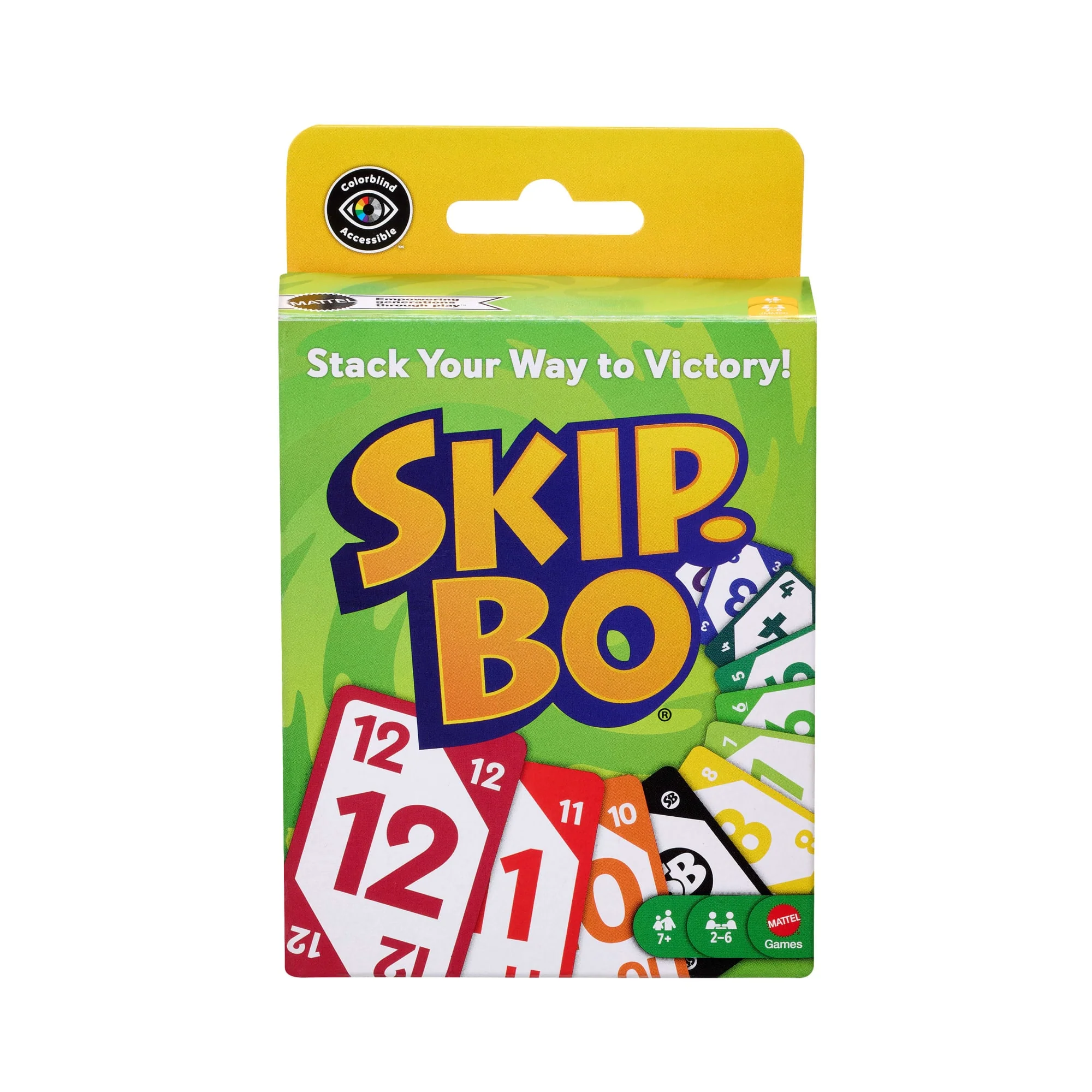 Jeu de Cartes Skip-Bo Pour Les enfants, Les Adultes et Les Familles