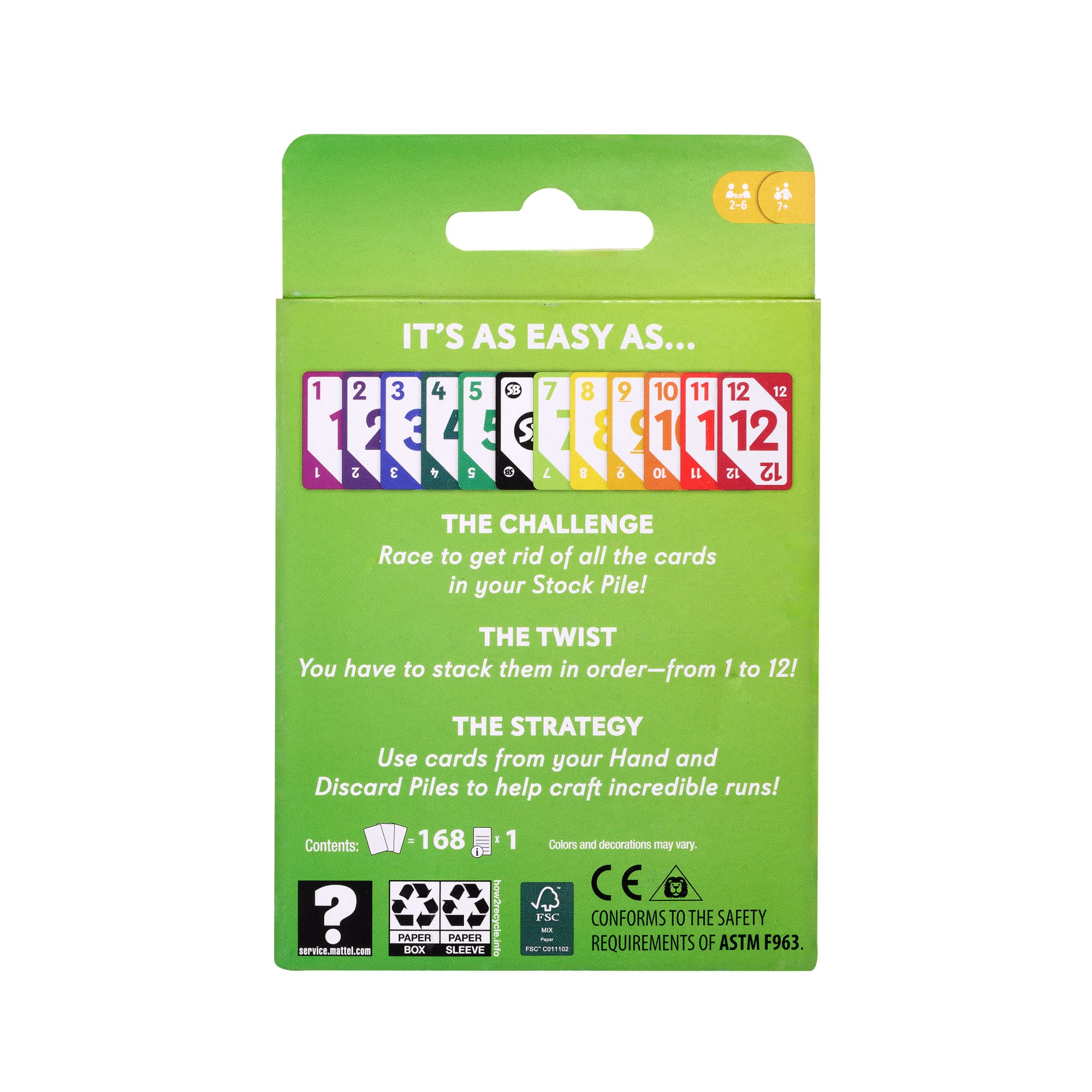 Jeu de Cartes Skip-Bo Pour Les enfants, Les Adultes et Les Familles - Image 4