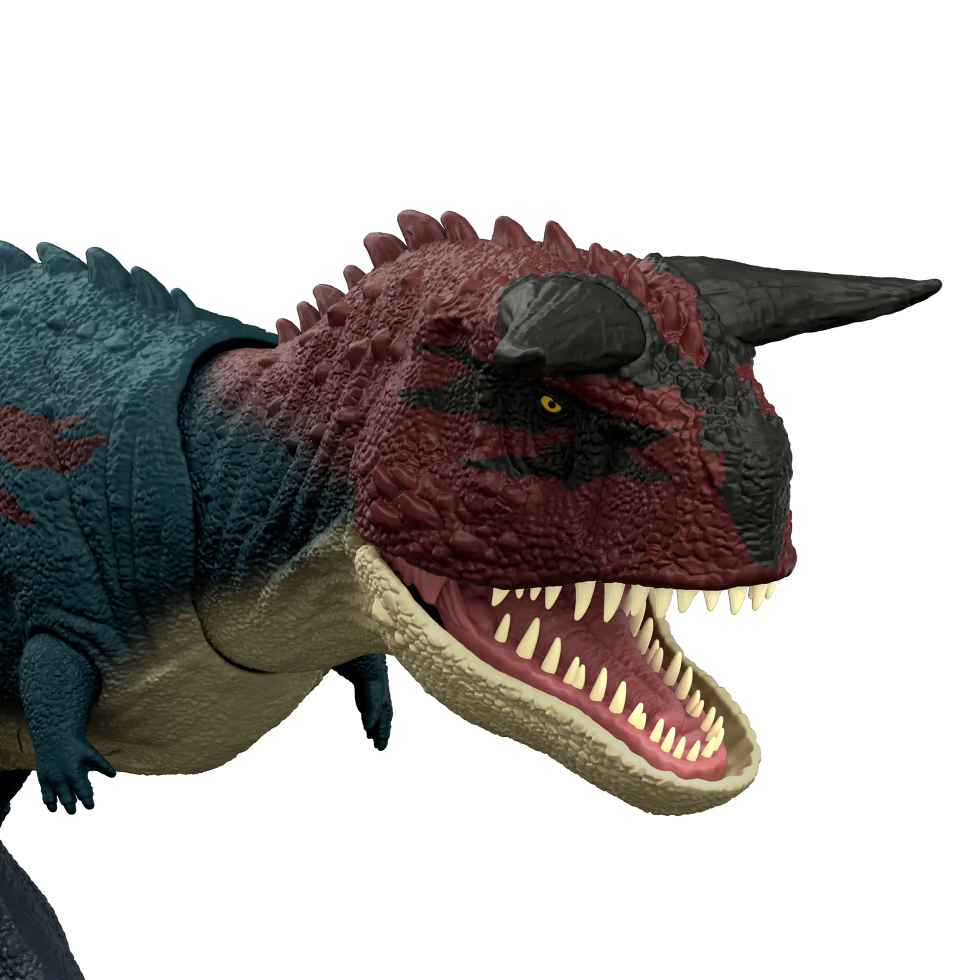 Jurassic World Charge N Chomp Carnotaurus Running Roaring Dinosaur Action Figure, Digital Play - Image 4