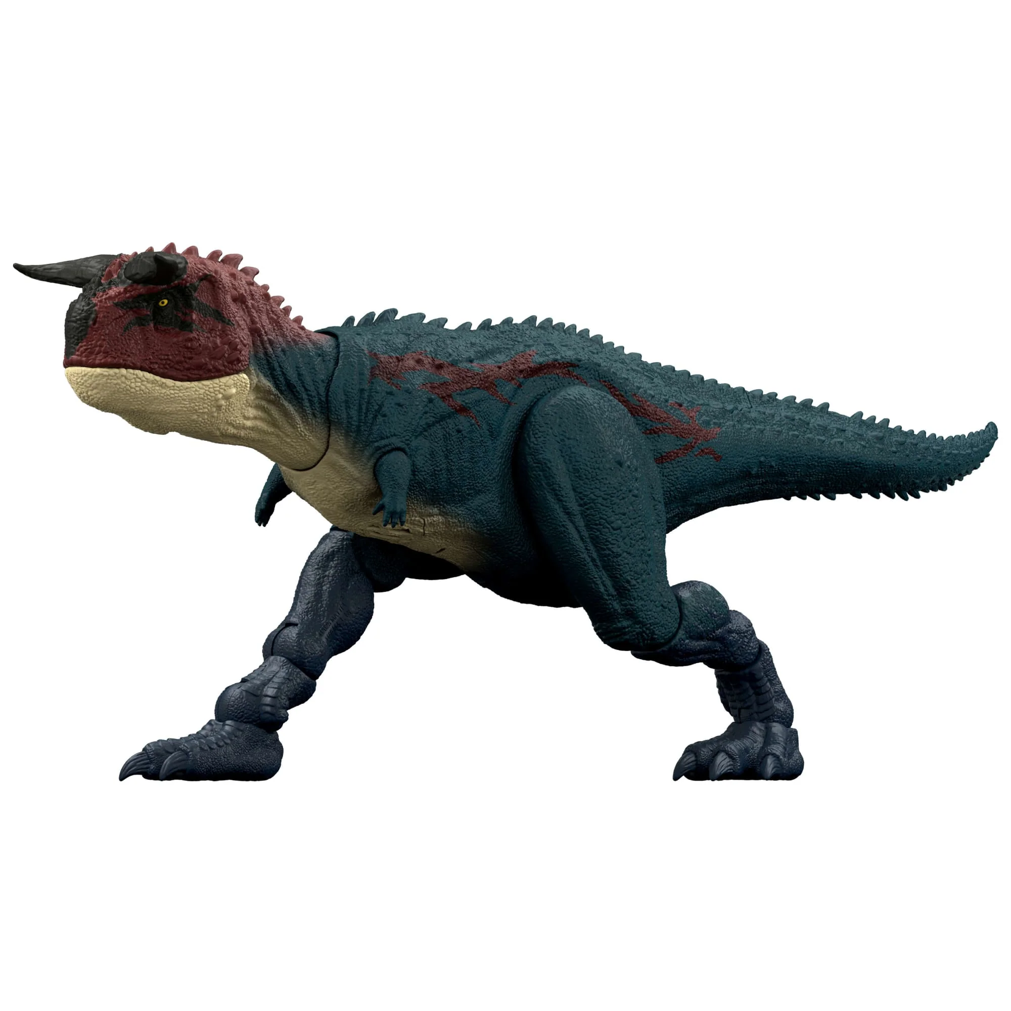Jurassic World Charge N Chomp Carnotaurus Running Roaring Dinosaur Action Figure, Digital Play - Image 5