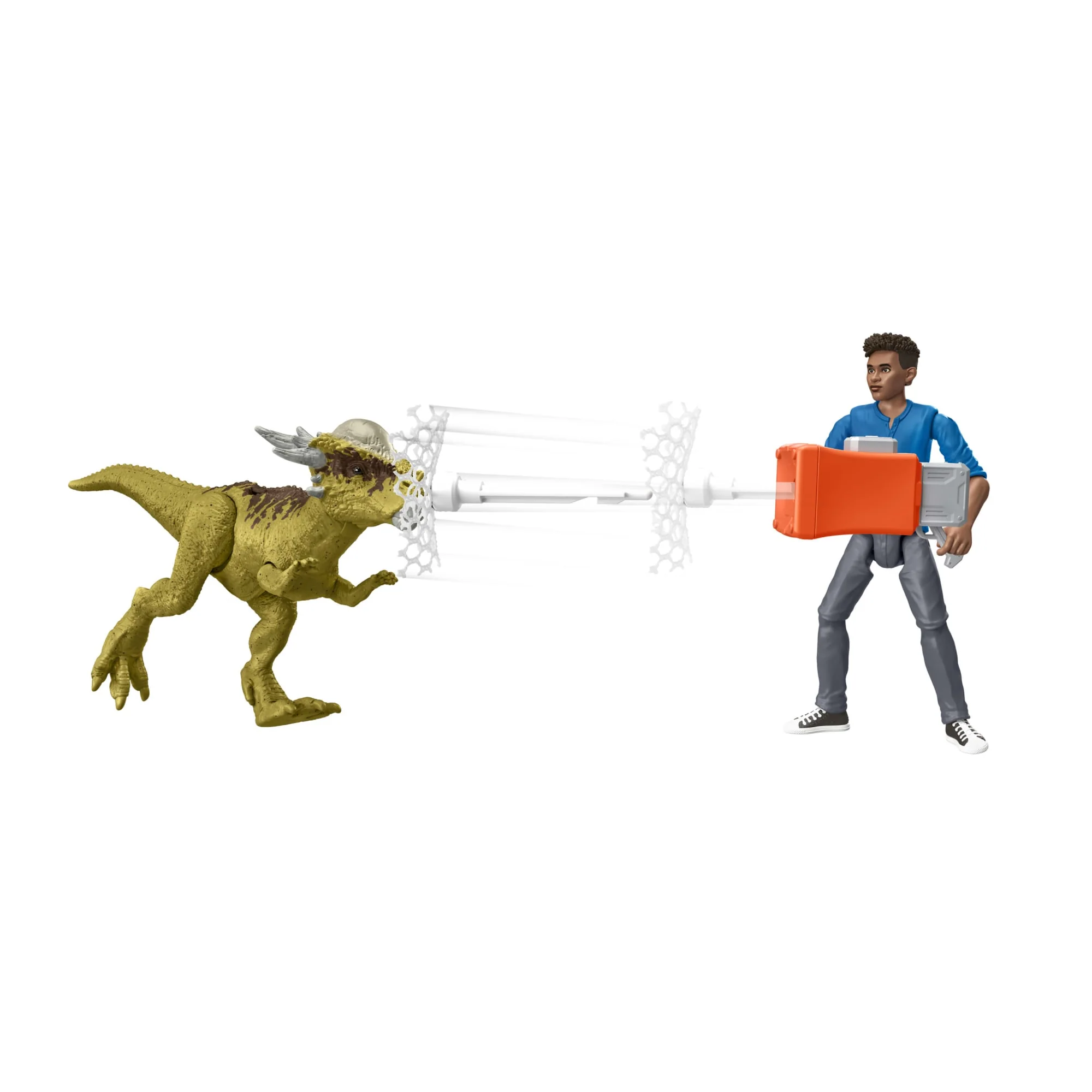 Jurassic World: Chomp Chomp Figurine Articulée Darius, 3Fig. de Dinos - Image 5