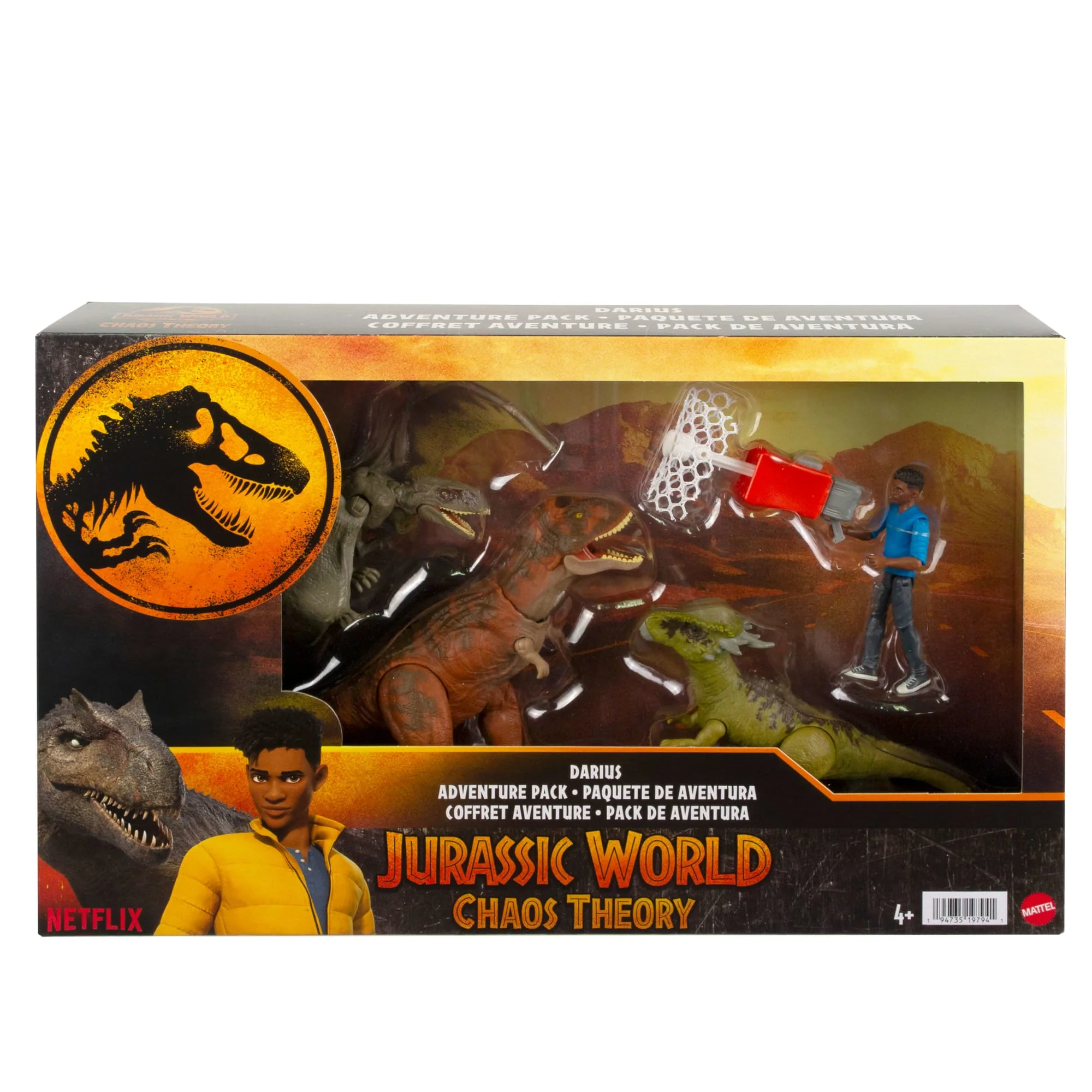 Jurassic World: Chomp Chomp Figurine Articulée Darius, 3Fig. de Dinos - Image 6