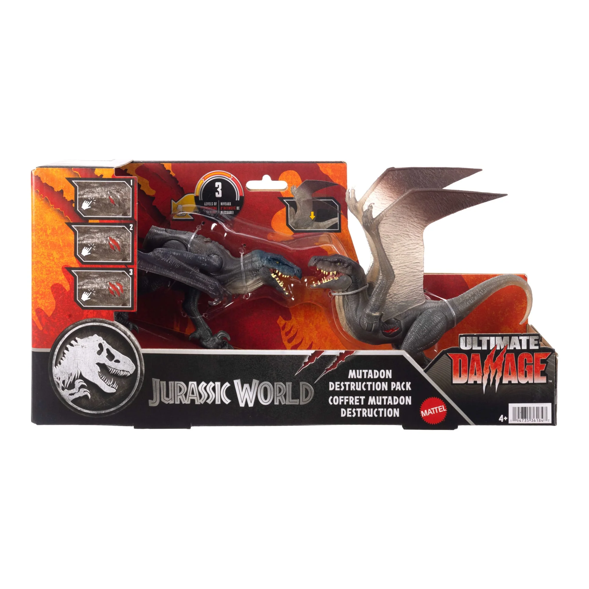 Jurassic World-Coffret destruction Mutadon-Avec 2 Dinosaures - Image 6