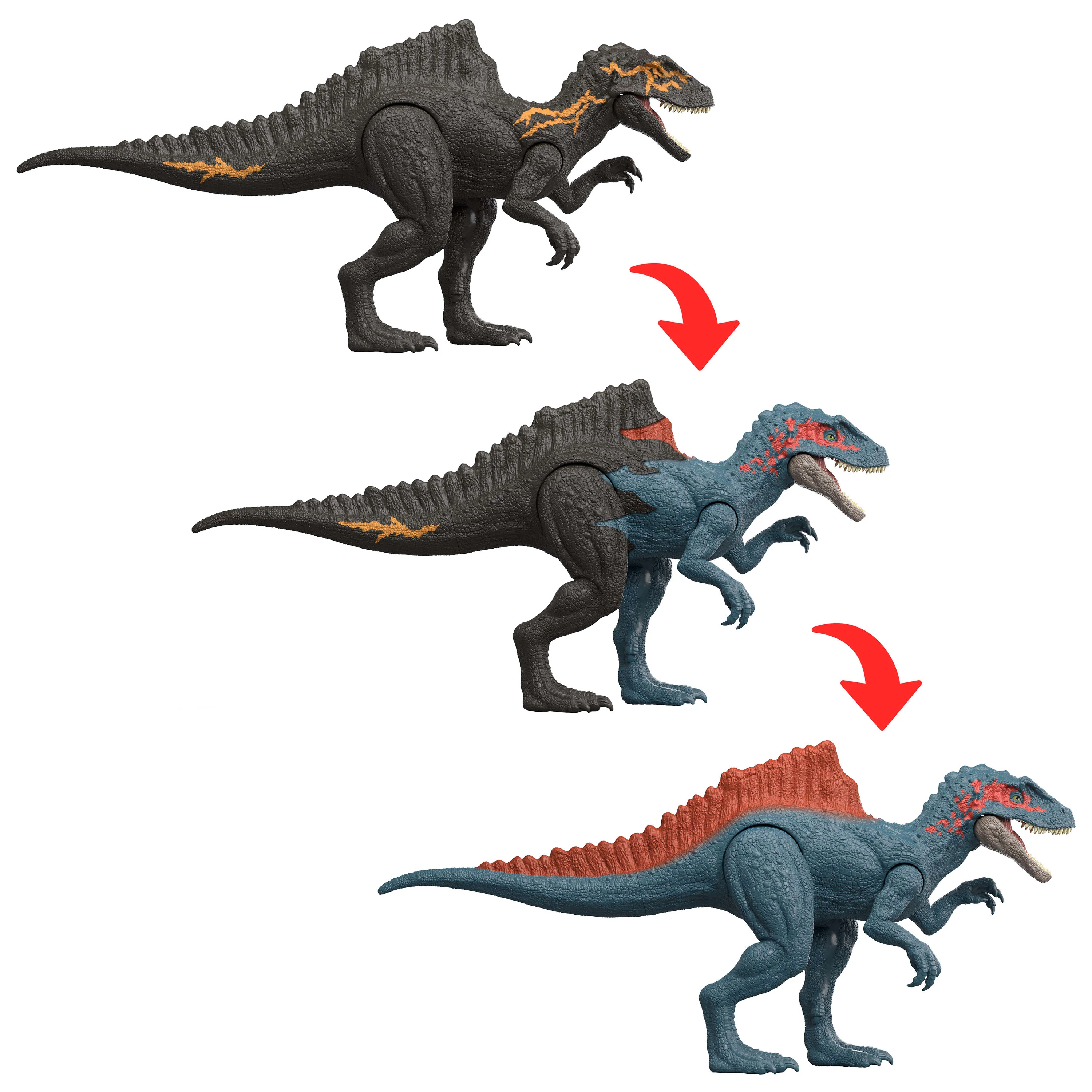 Jurassic World Dino Reveal Dinosaurio de Juguete escala grande - Image 3