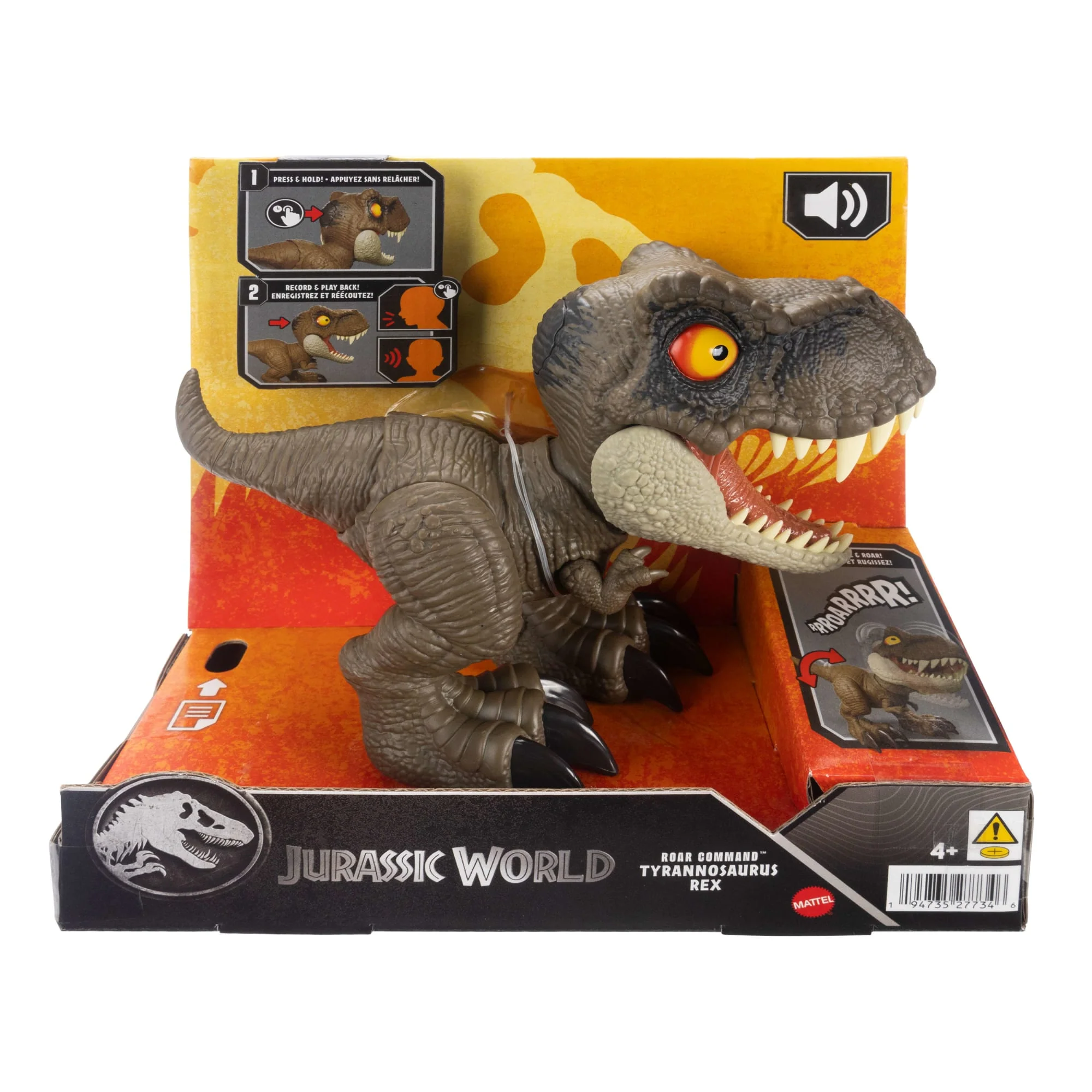 Jurassic World Dinosaurio de Juguete Comando de Rugido Interactivo T. Rex - Image 5