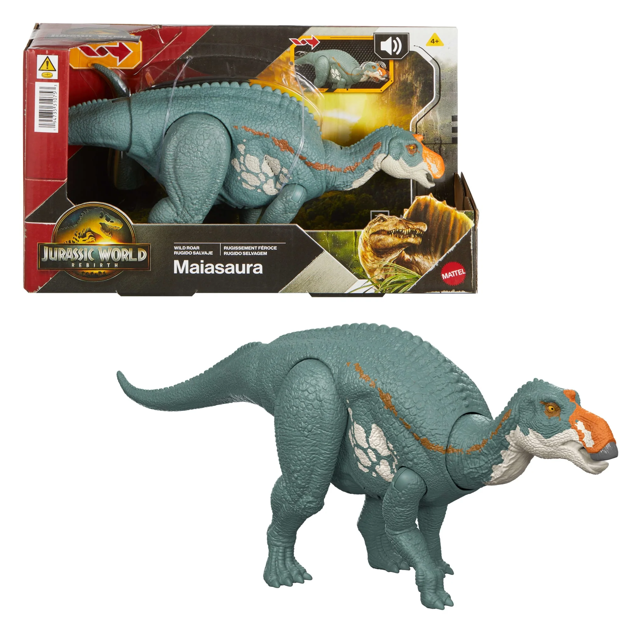 Jurassic World Dinosaurio de Juguete Rebirth Rugido Salvaje Maiasaura