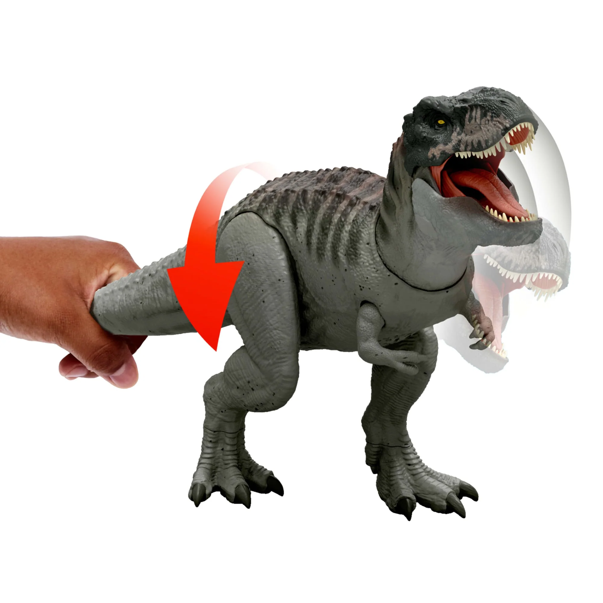Jurassic World Dinosaurio de Juguete Rebirth T-Rex Mordida Destructora - Image 4