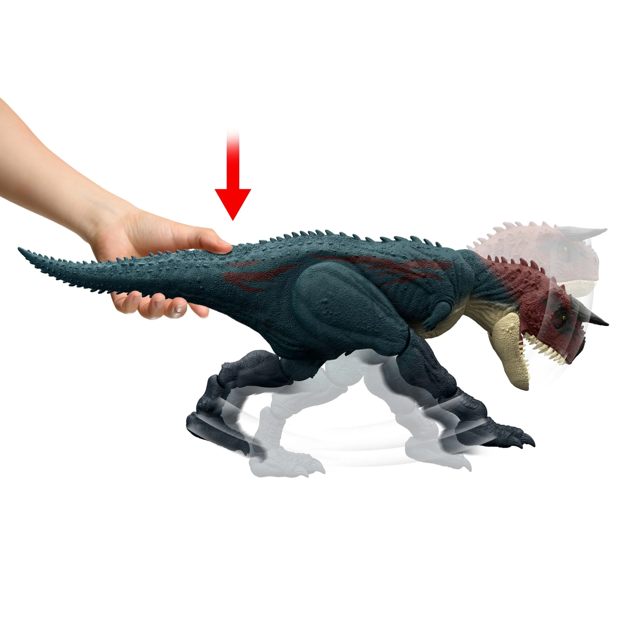 Jurassic World Dinossauro de Brinquedo Jurassic World Dinossauro Ataca e Morde - Image 5