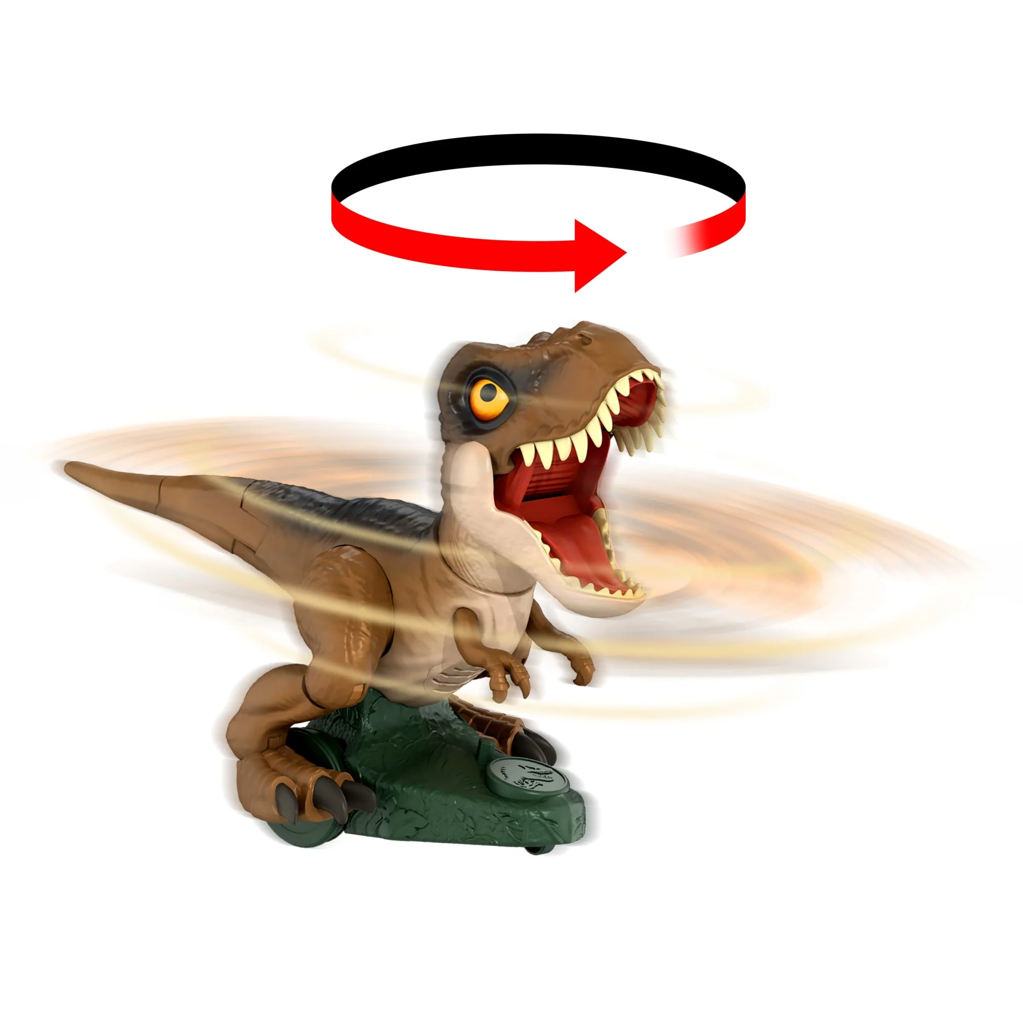 Jurassic World Dinossauro de Brinquedo Jurassic World T.Rex Fúria Rugidora R/C - Image 4