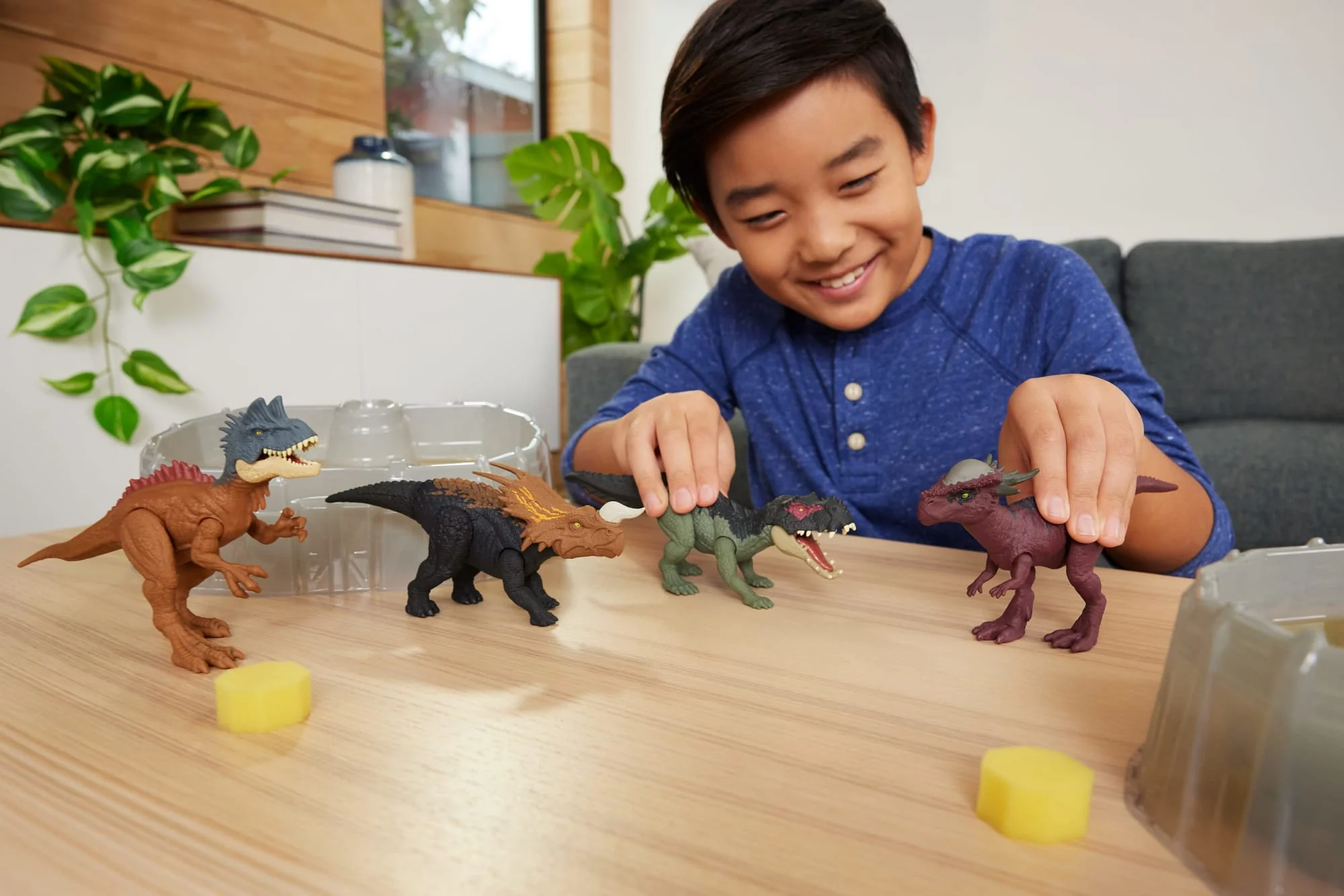 Jurassic World Dinossauro de Brinquedo Pacote de Batalha Dino Reveal - Image 2