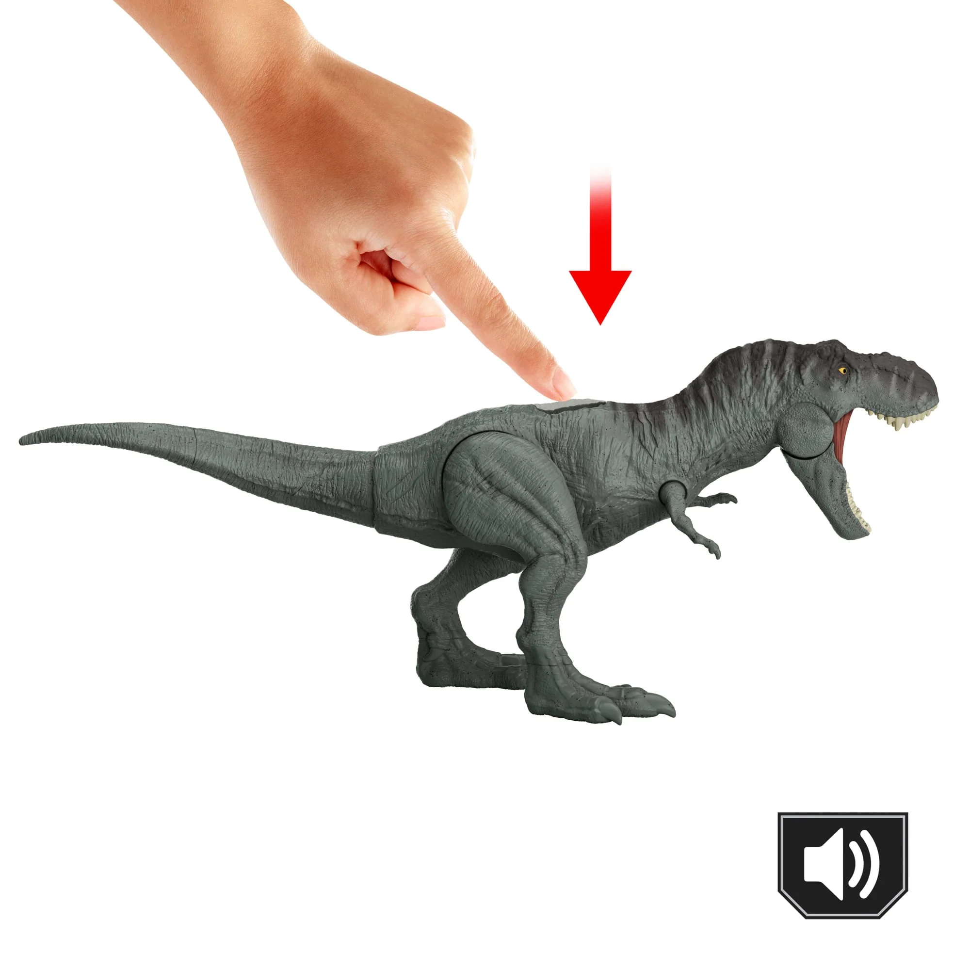 Jurassic World Dinossauro de Brinquedo Rebirth de 12" com som - Image 2