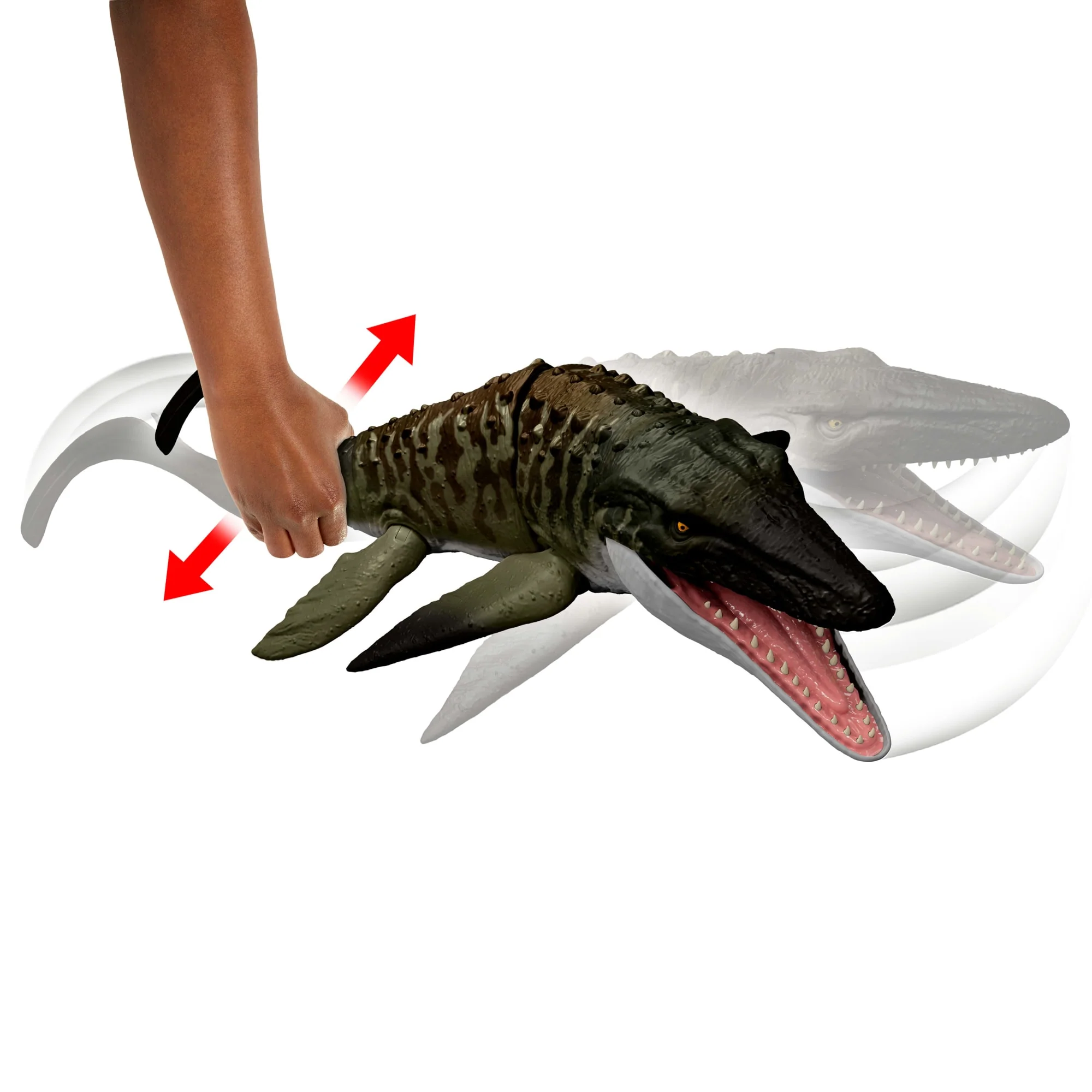 Jurassic World Dinossauro de Brinquedo Rebirth Mosasaurus - Image 3