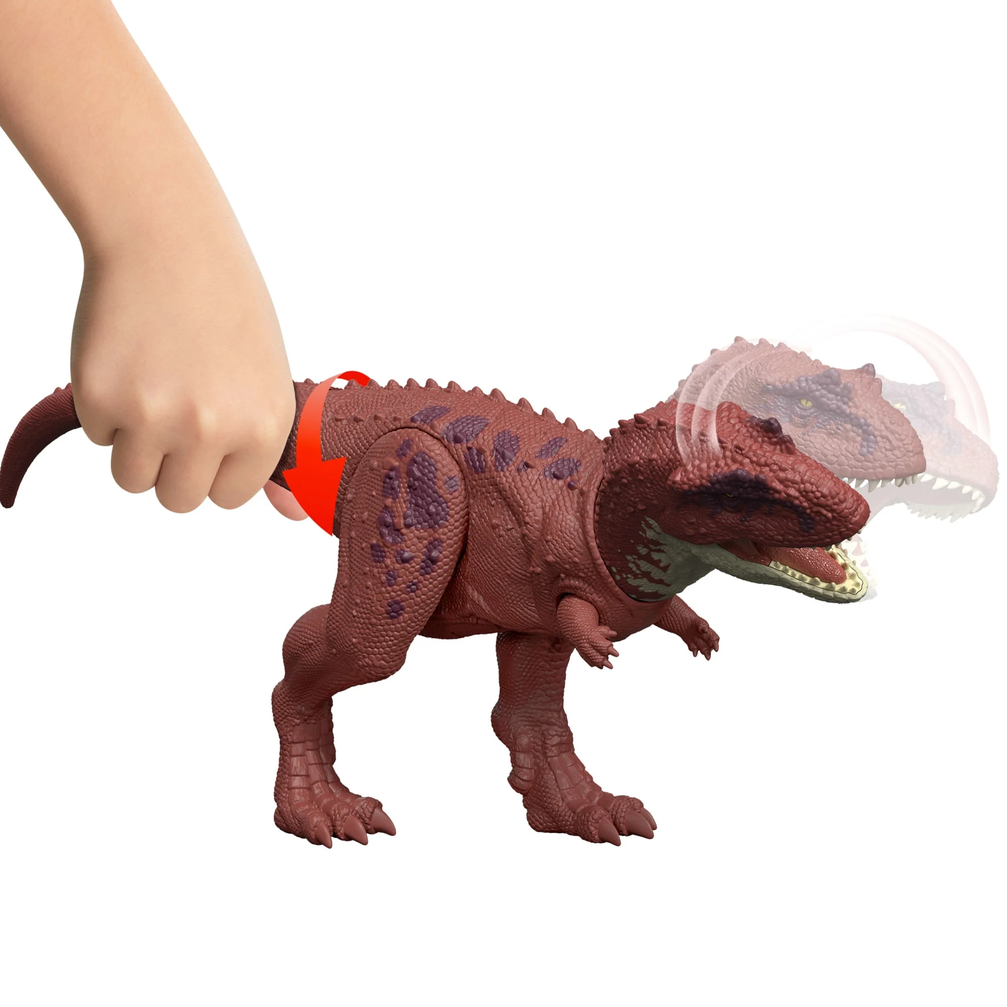 Jurassic World Dinossauro de Brinquedo Rebirth Rugido Selvagem Aucasaurus - Image 3