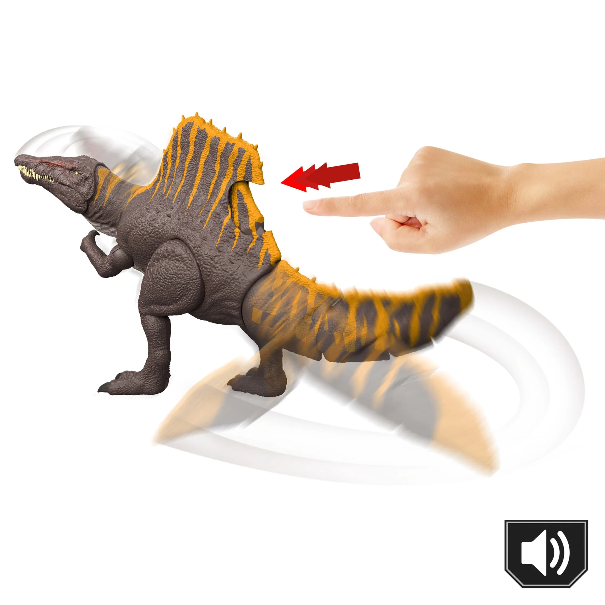 Jurassic World Dinossauro de Brinquedo Rebirth Spinosaurus - Image 4