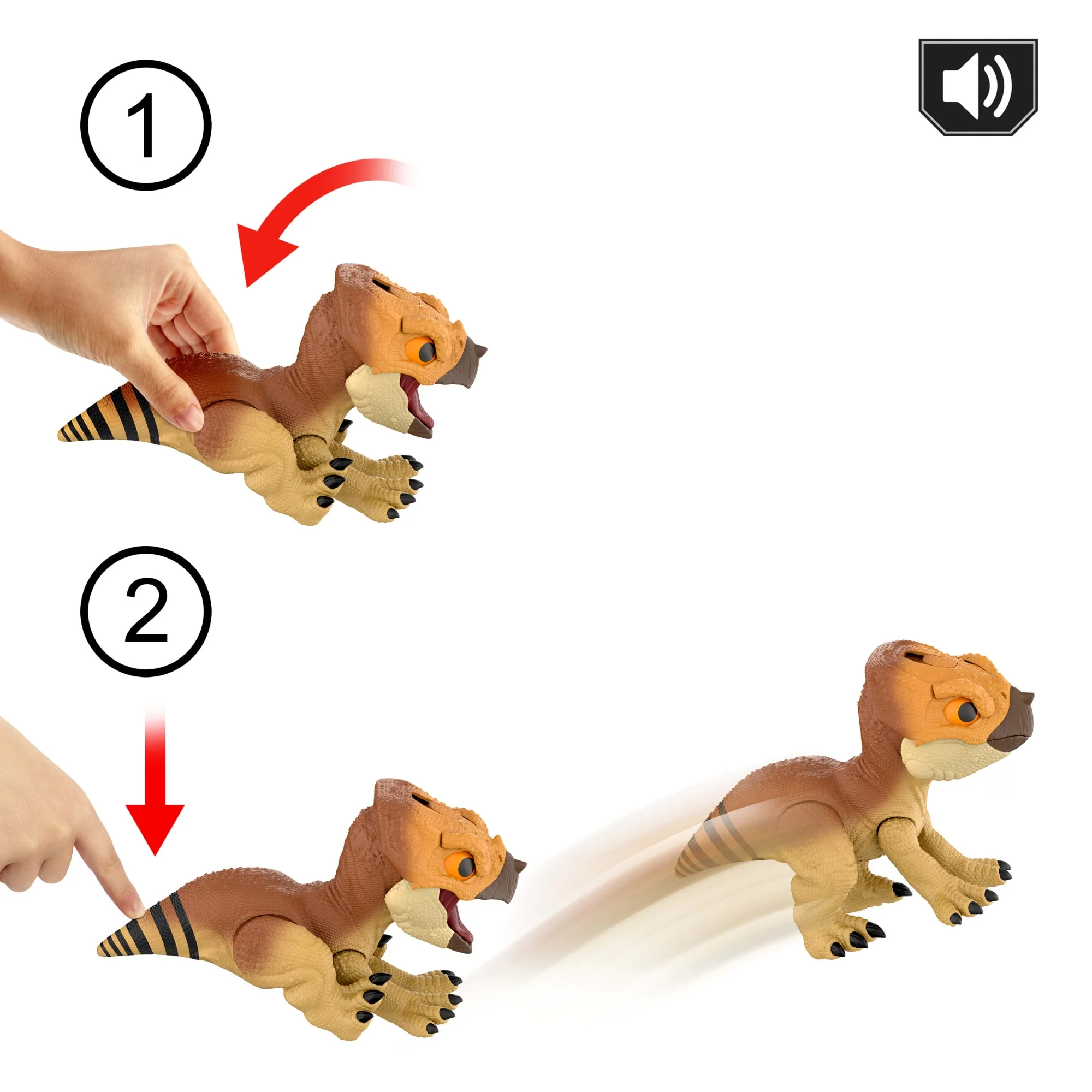 Jurassic World-Figurine Aquilops à Apprivoiser-Dinosaure Interactif - Image 4