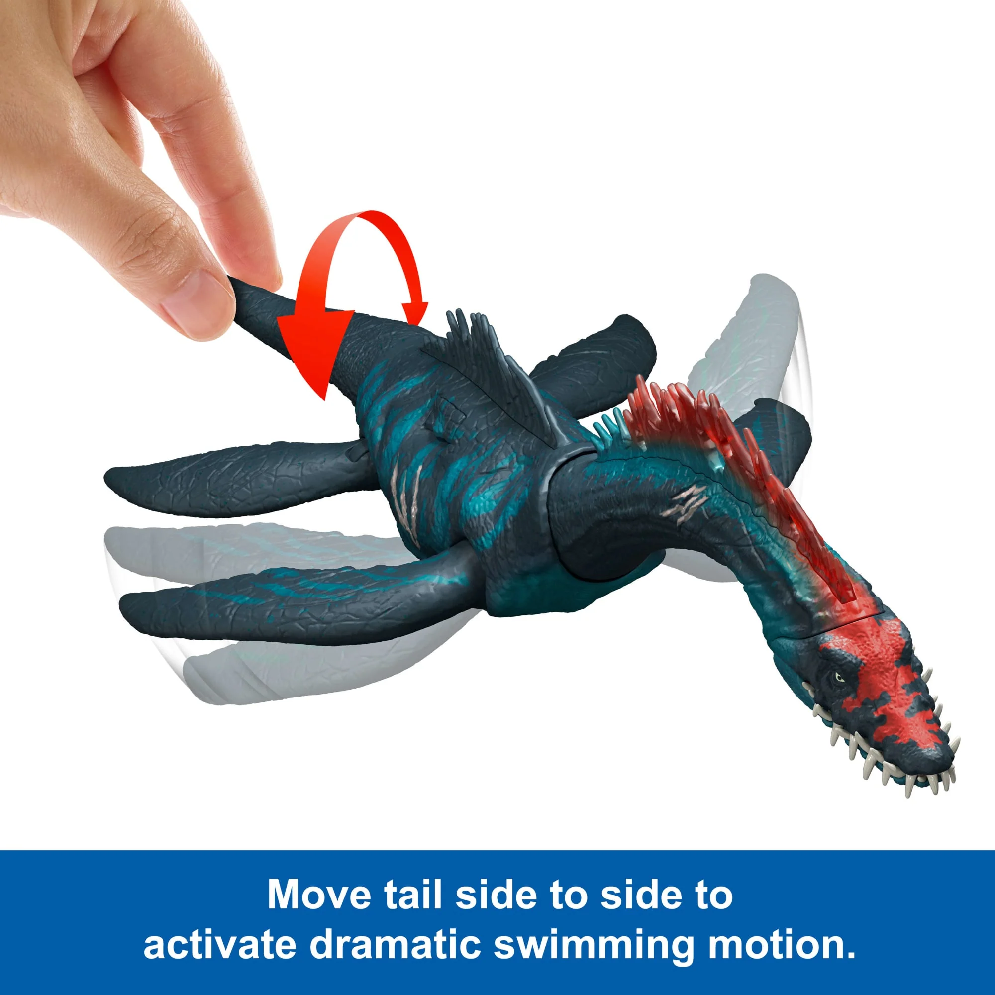 Jurassic World Gigantic Trackers Styxosaurus Dinosaur Action Figure, Large Species Attack, Chaos Theory - Image 5