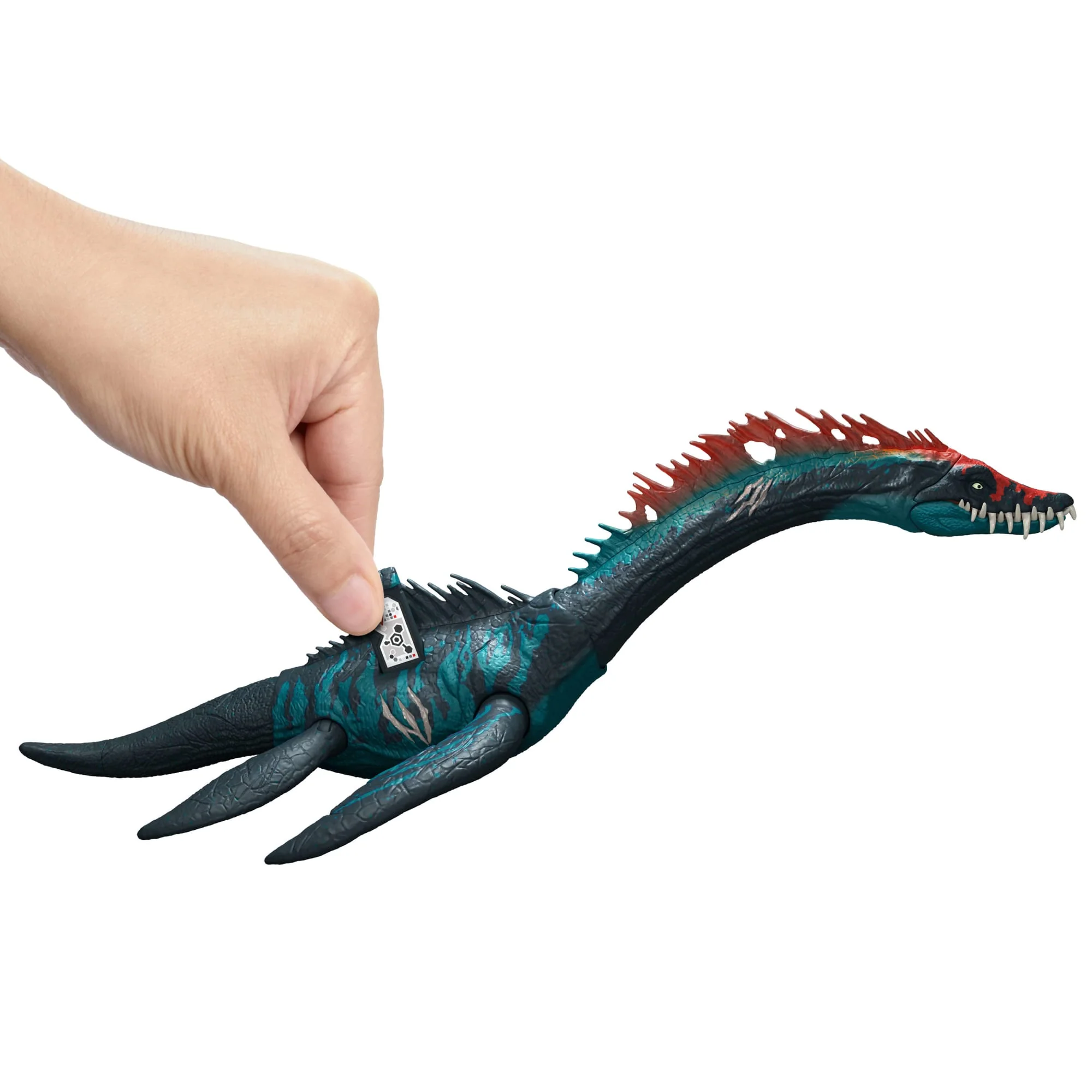 Jurassic World Gigantic Trackers Styxosaurus Dinosaur Action Figure, Large Species Attack, Chaos Theory - Image 6