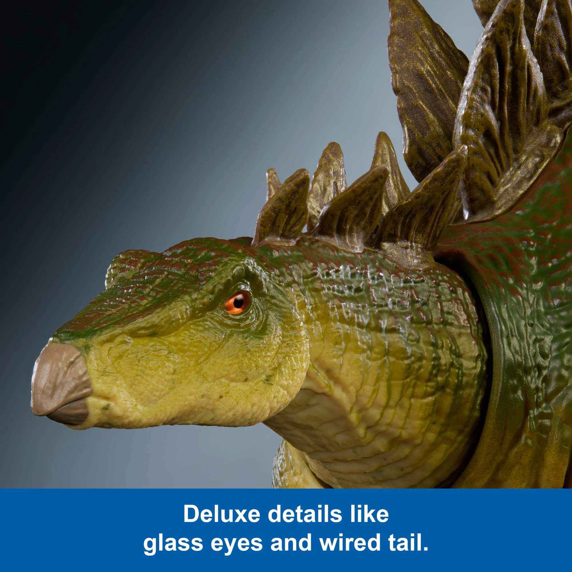 Jurassic World Hammond Collection Lost World Jurassic Park Stegosaurus Action Figure, Large Dinosaur - Image 3