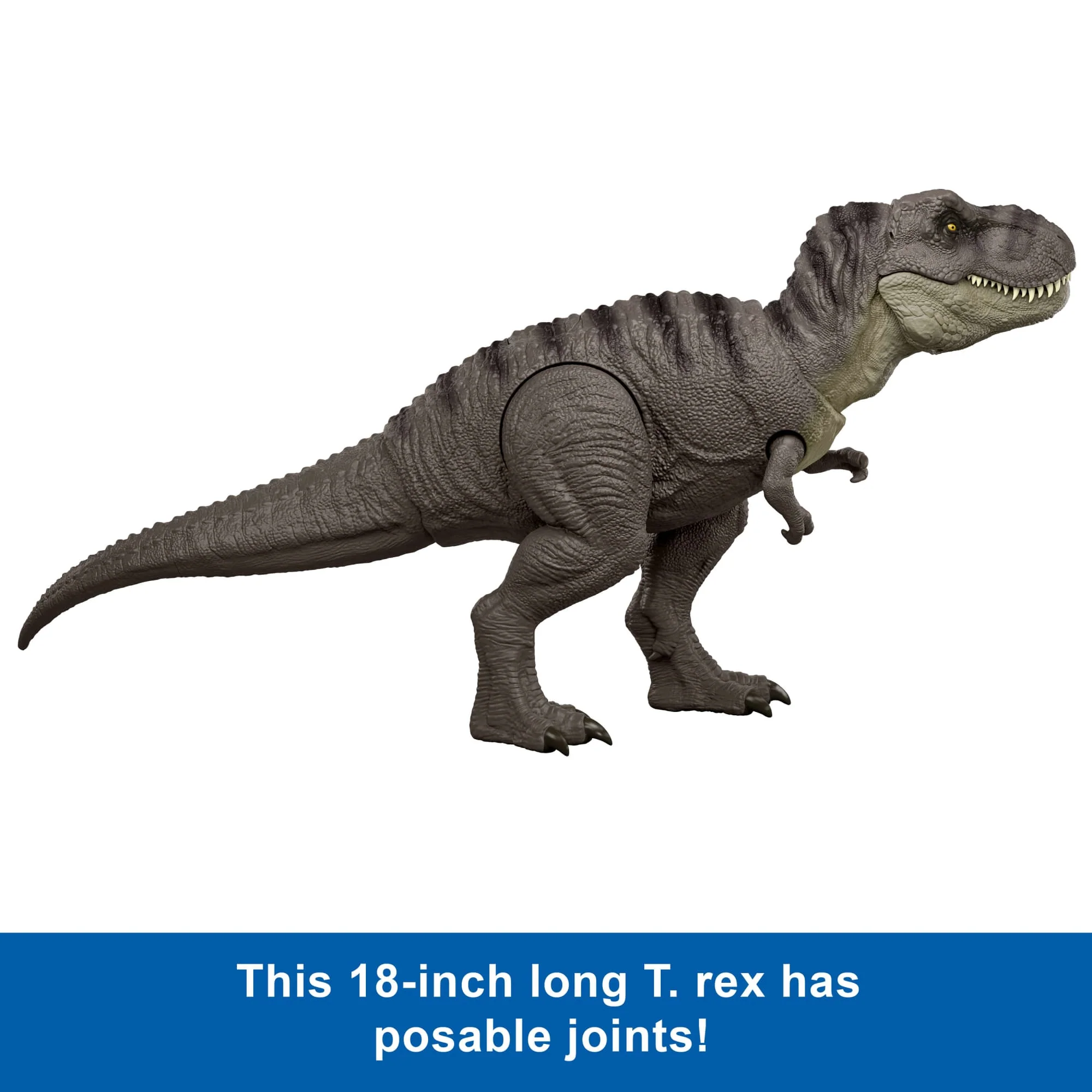 Jurassic World Rebirth Tyrannosaurus Rex Action Figure, Dinosaur Toy, T-Rex Chomp Attack - Image 3