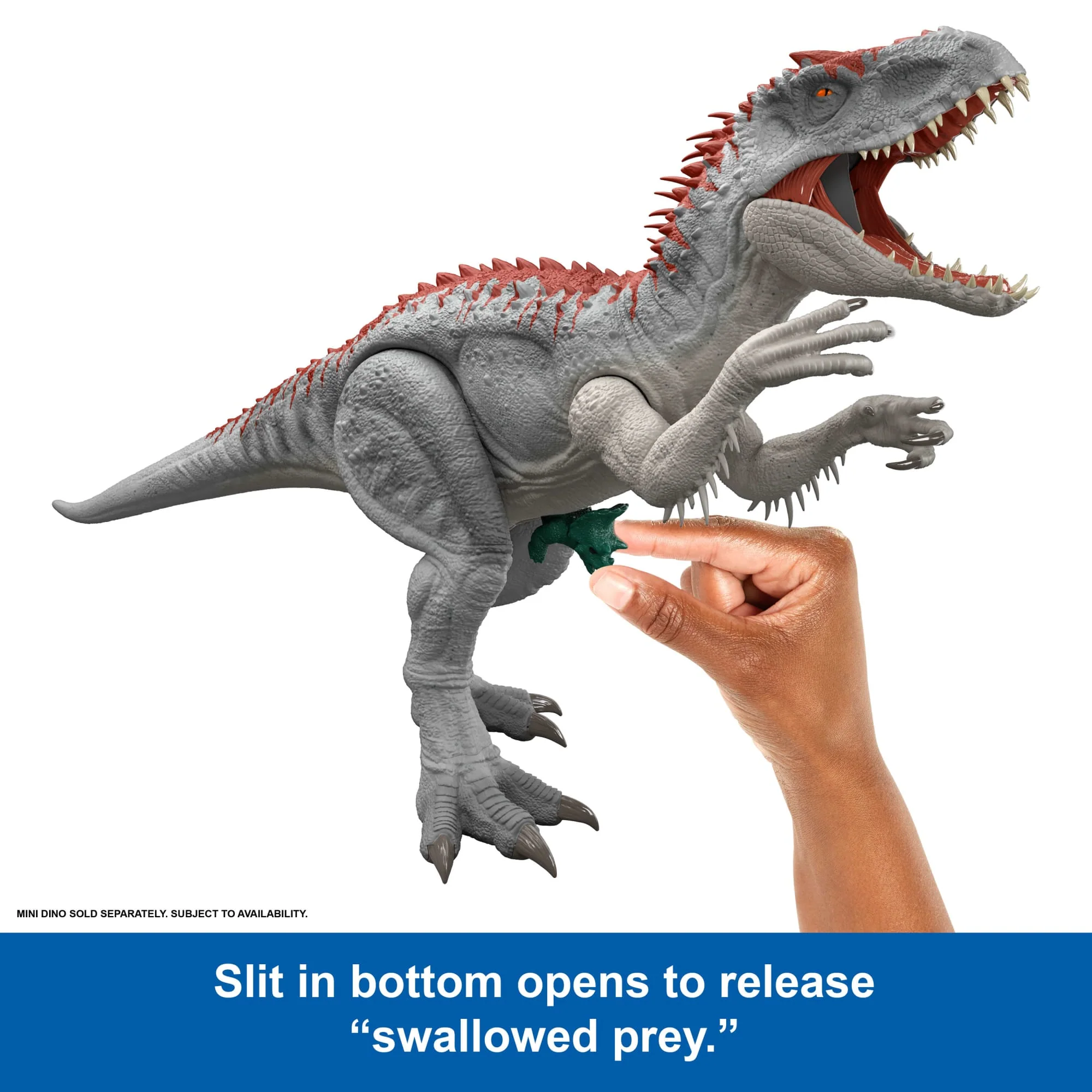 Jurassic World Electronic Real Feel indominus Rex, Reimagined Dinosaur Action Figure Toy - Image 5