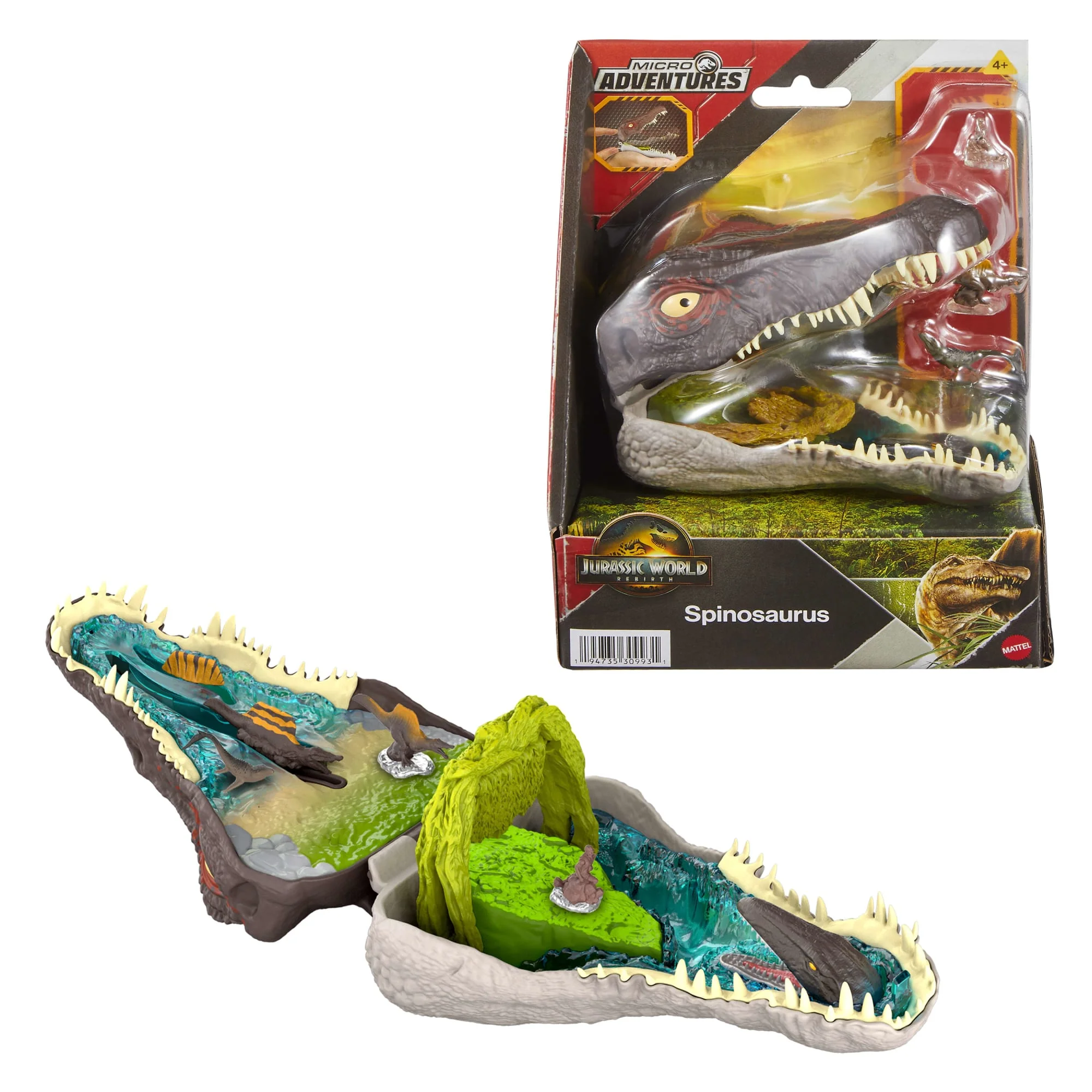 Jurassic World Rebirth Micro Adventure Playset With 6 Figures, 3 interactive Features - Image 6