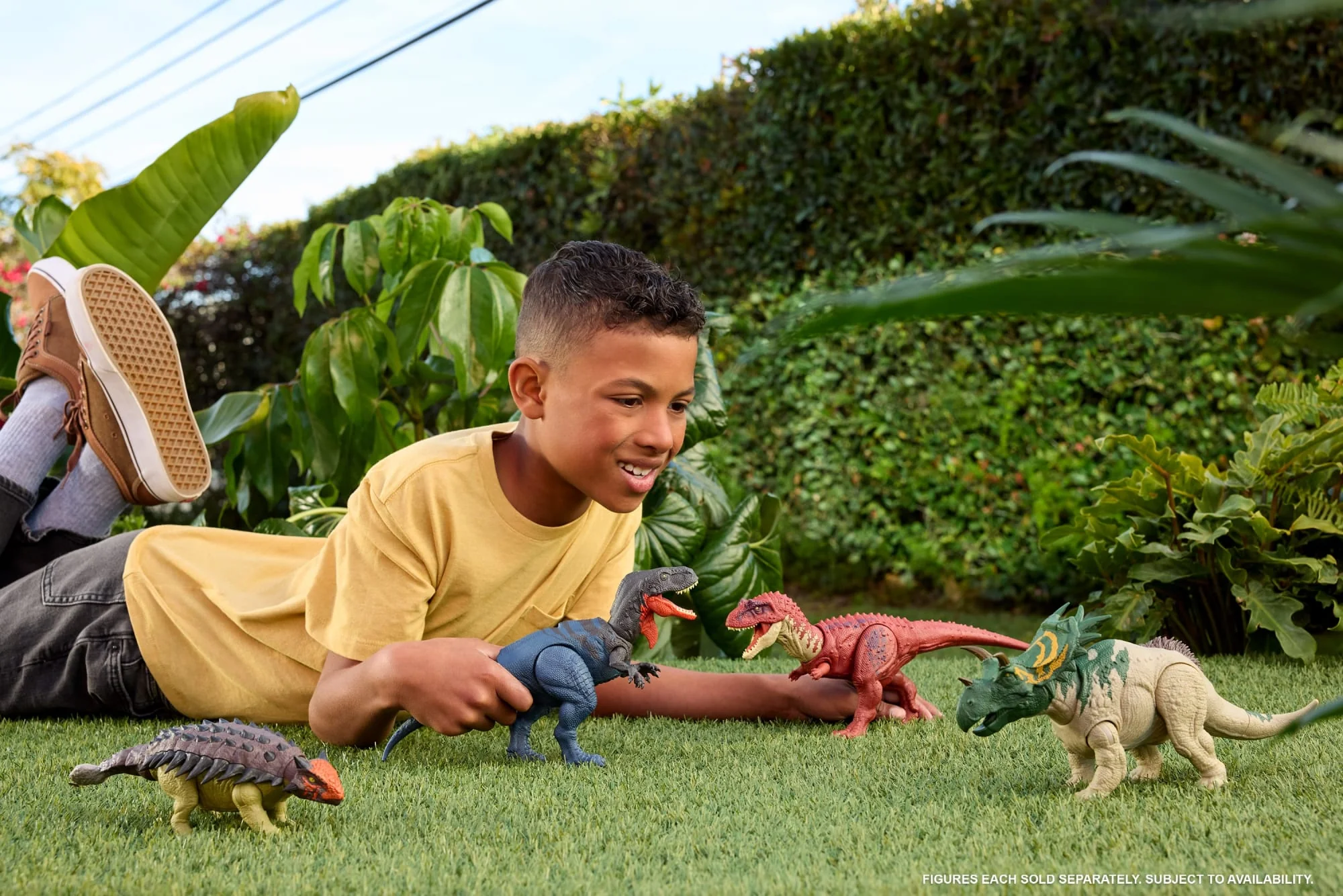 Jurassic World Rebirth Wild Roar Baryonyx Dinosaur Toy, Tail Controlled Attack Chomp & Sound - Image 2