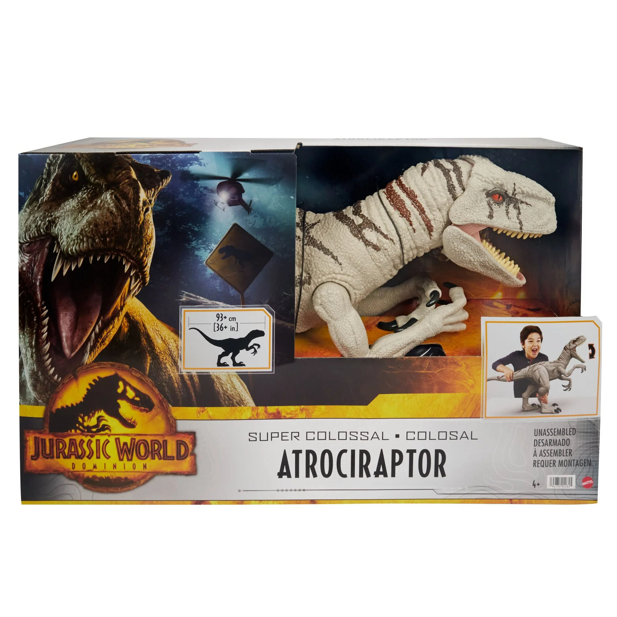 Jurassic World Dominion Large Dinosaur Toy, Super Colossal Atrociaptor - Image 6