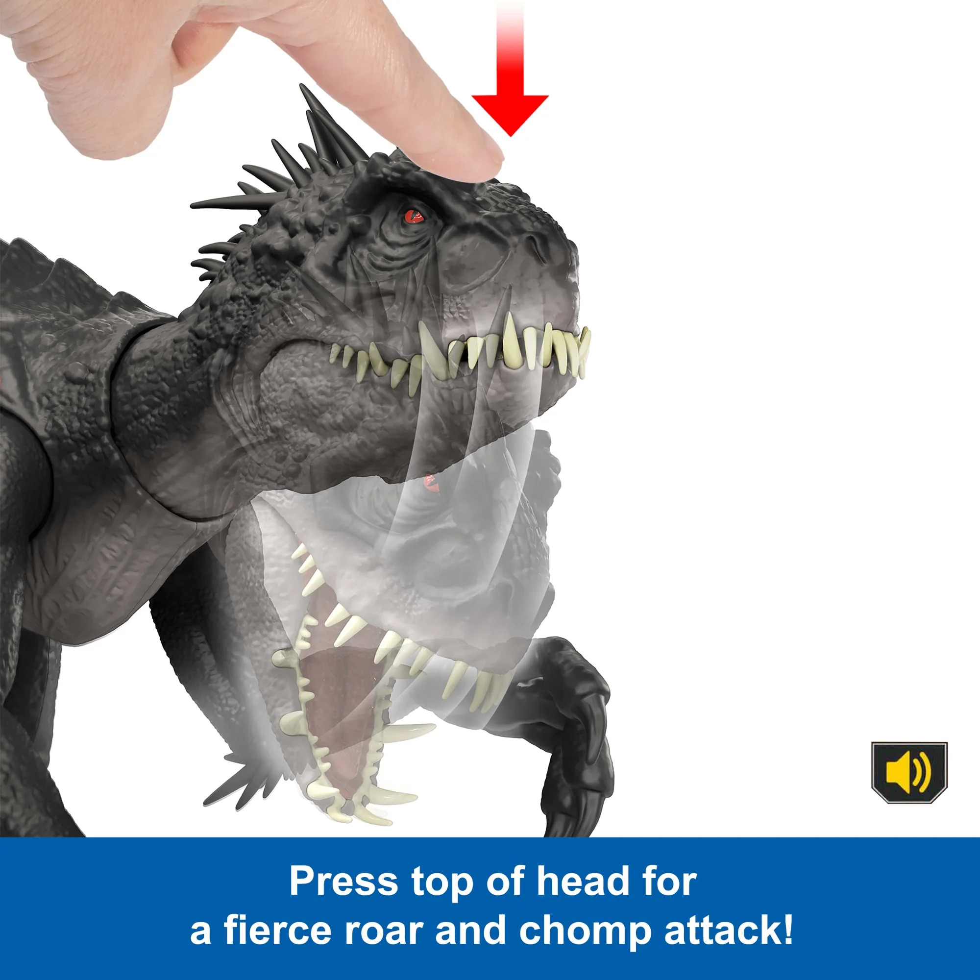Jurassic World Ultimate Damage Scorpios Rex Dinosaur Toy Figure With Damage, Light & Sound Toy - Image 5