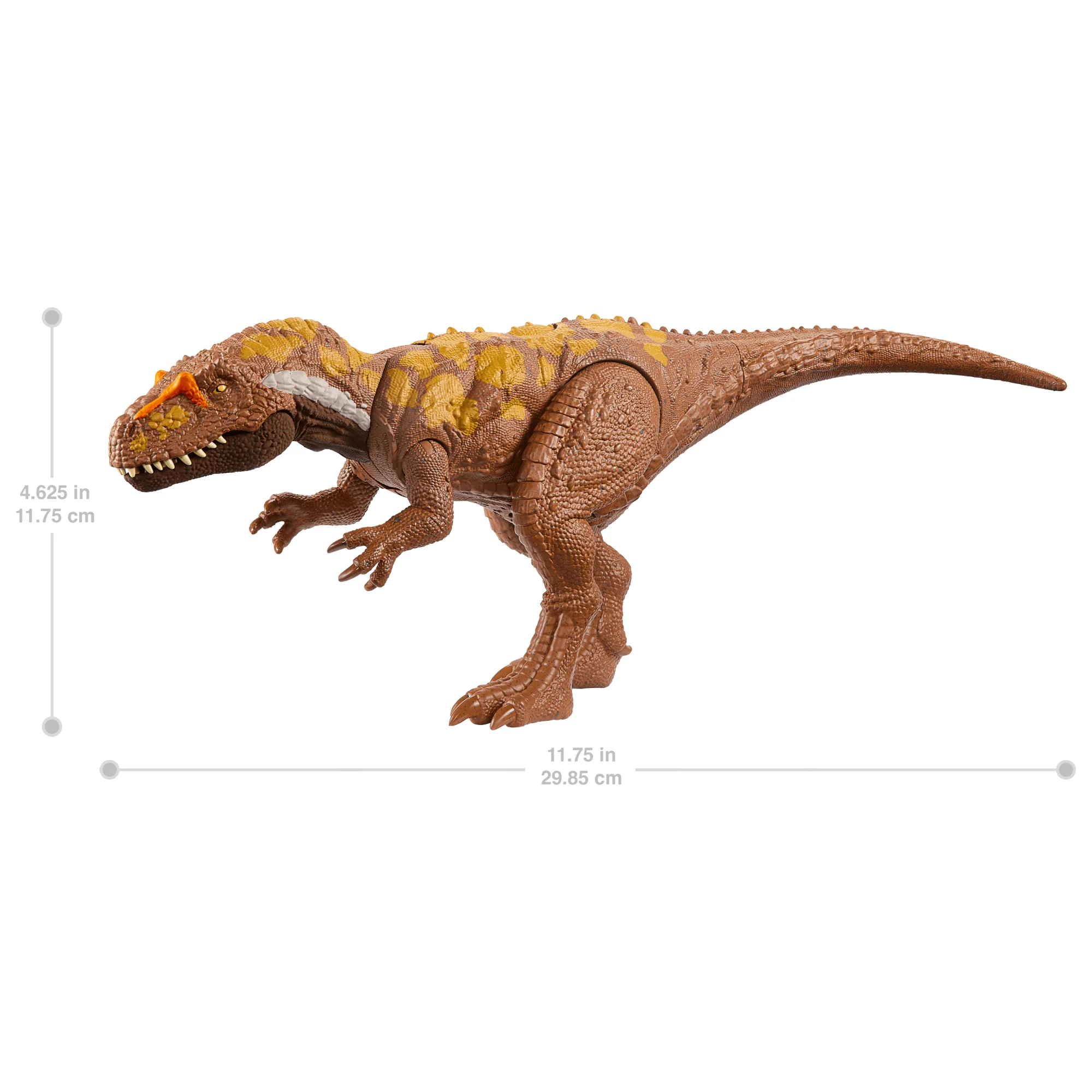 Jurassic World Wild Roar Dinosaur, MEGAlosaurus Action Figure Toy With Sound - Image 5