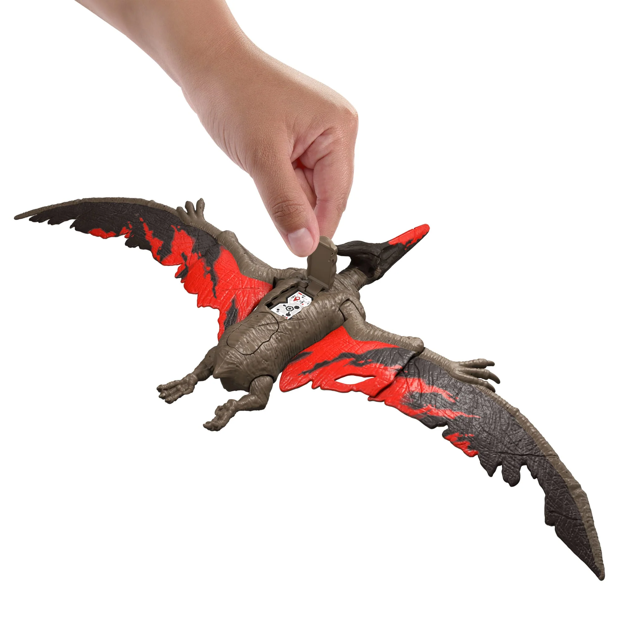 Jurassic World Chaos Theory Wild Roar Pteranodon Action Figure, Strike Attack & Sound Dinosaur Toy - Image 6