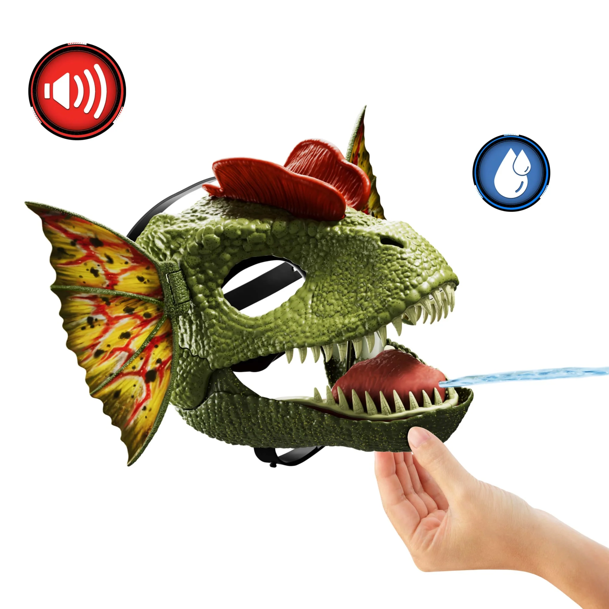 Jurassicworld-Dilophosaurus Lanceur de Venin-Masque - Image 3