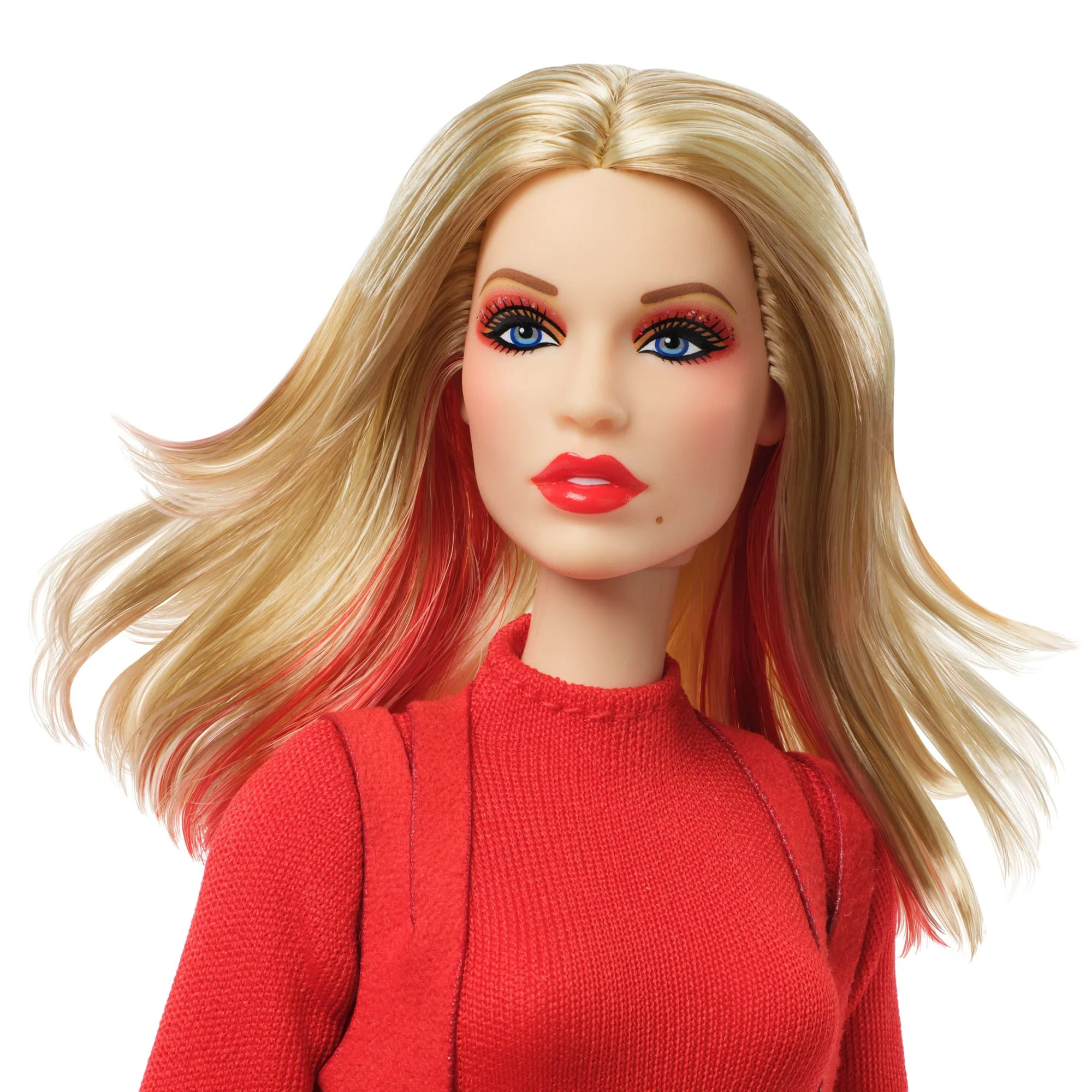 Barbie Signature Kylie Minogue Collectible Doll in Red Padam Padam Music Video Outfit - Image 2