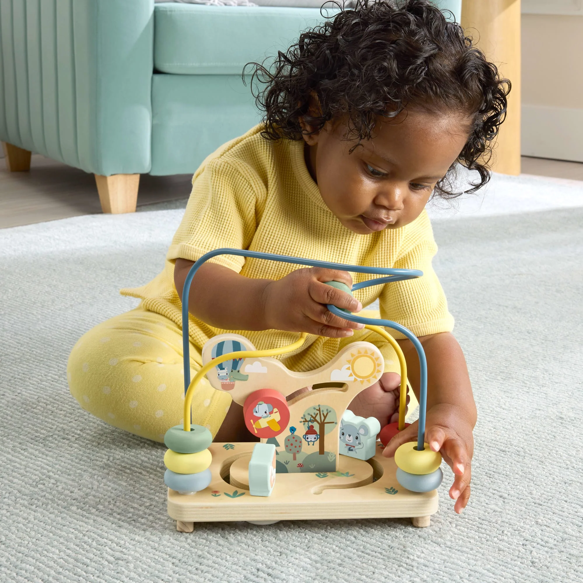 Labyrinthe en Bois Fisher-Price, Jouet Pour Bébé et Tout-Petit à Thème Animal Stimulant La Motricité Fine - Image 3