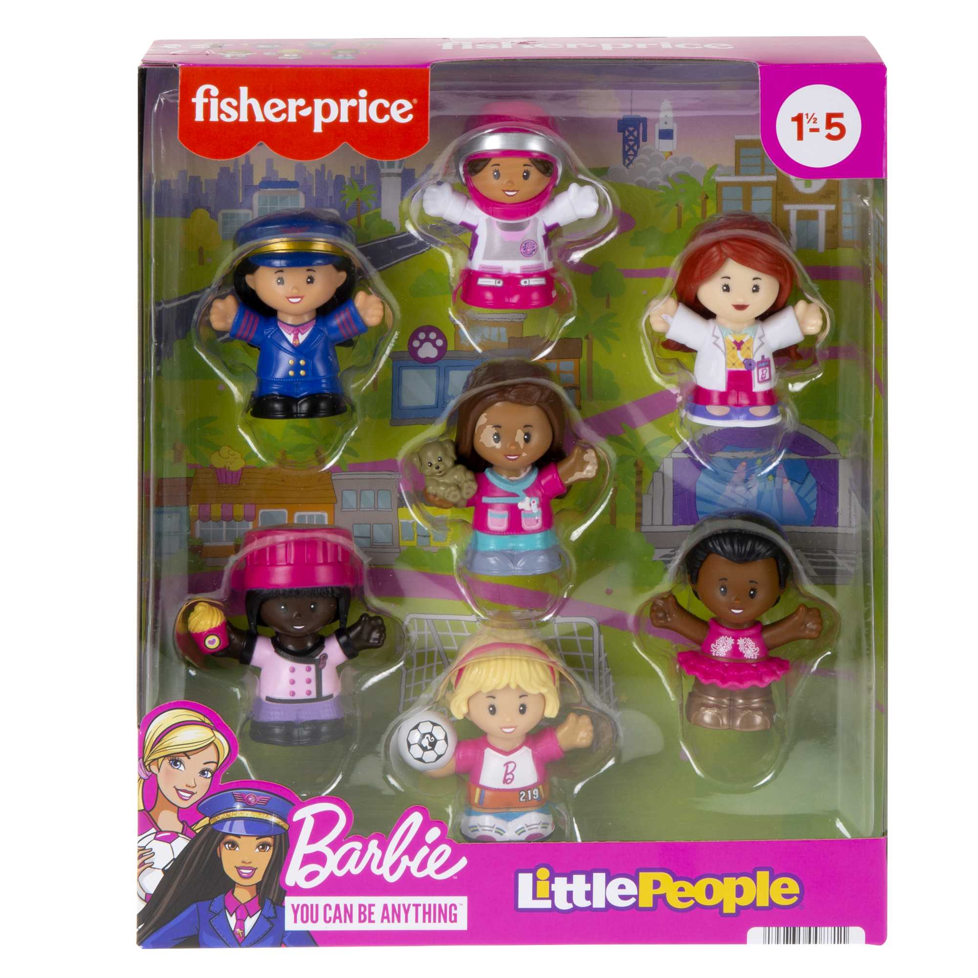 Little People Barbie Tu Peux Être Qui Tu Veux Coffret Figurines - Image 6