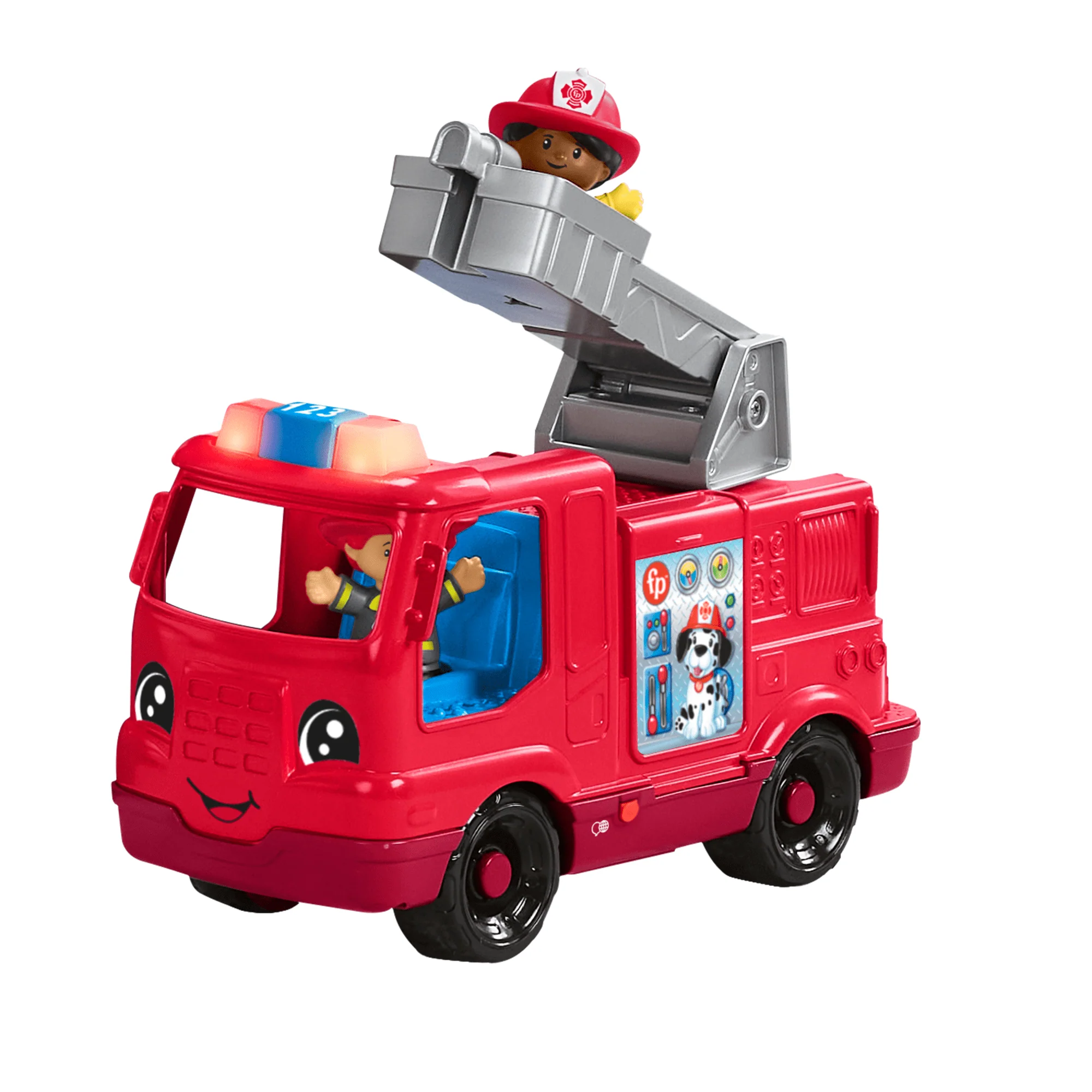 Fisher-Price  Little People  Camion de Pompiers, Musical, Multilingue - Image 4