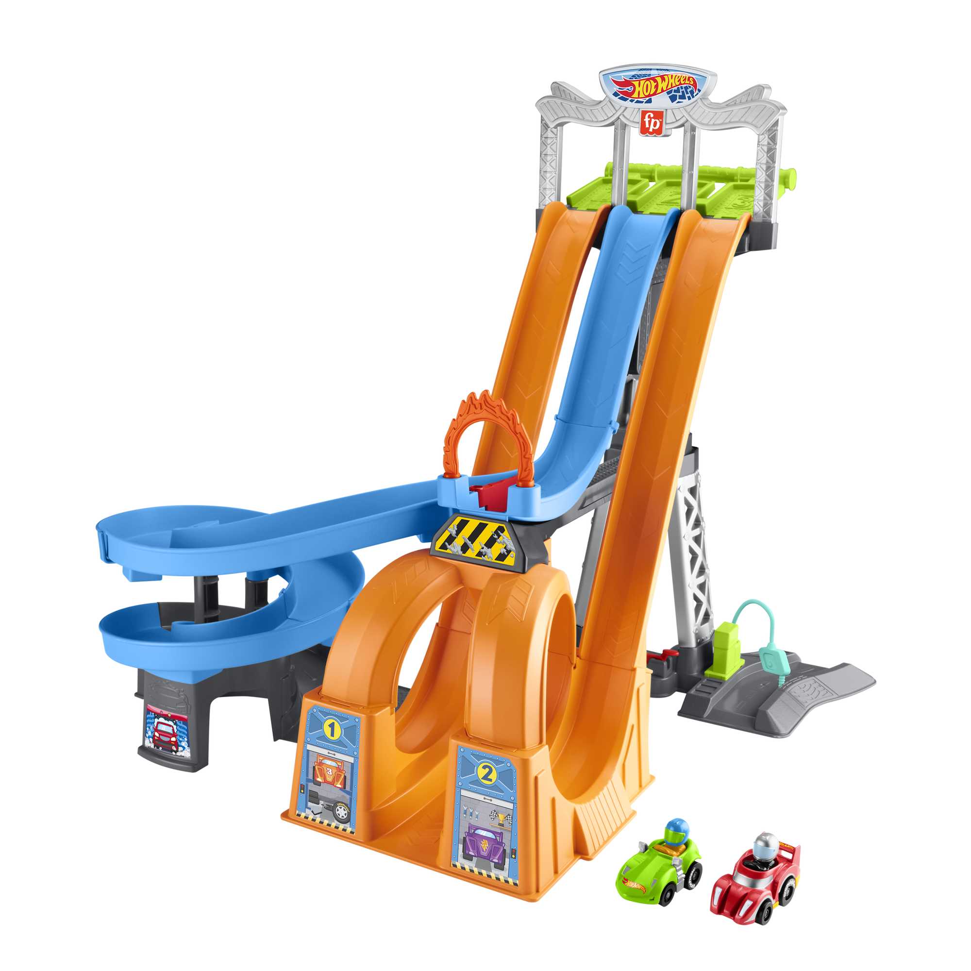 Little People Hot Wheels La Tour des Boucles de Course