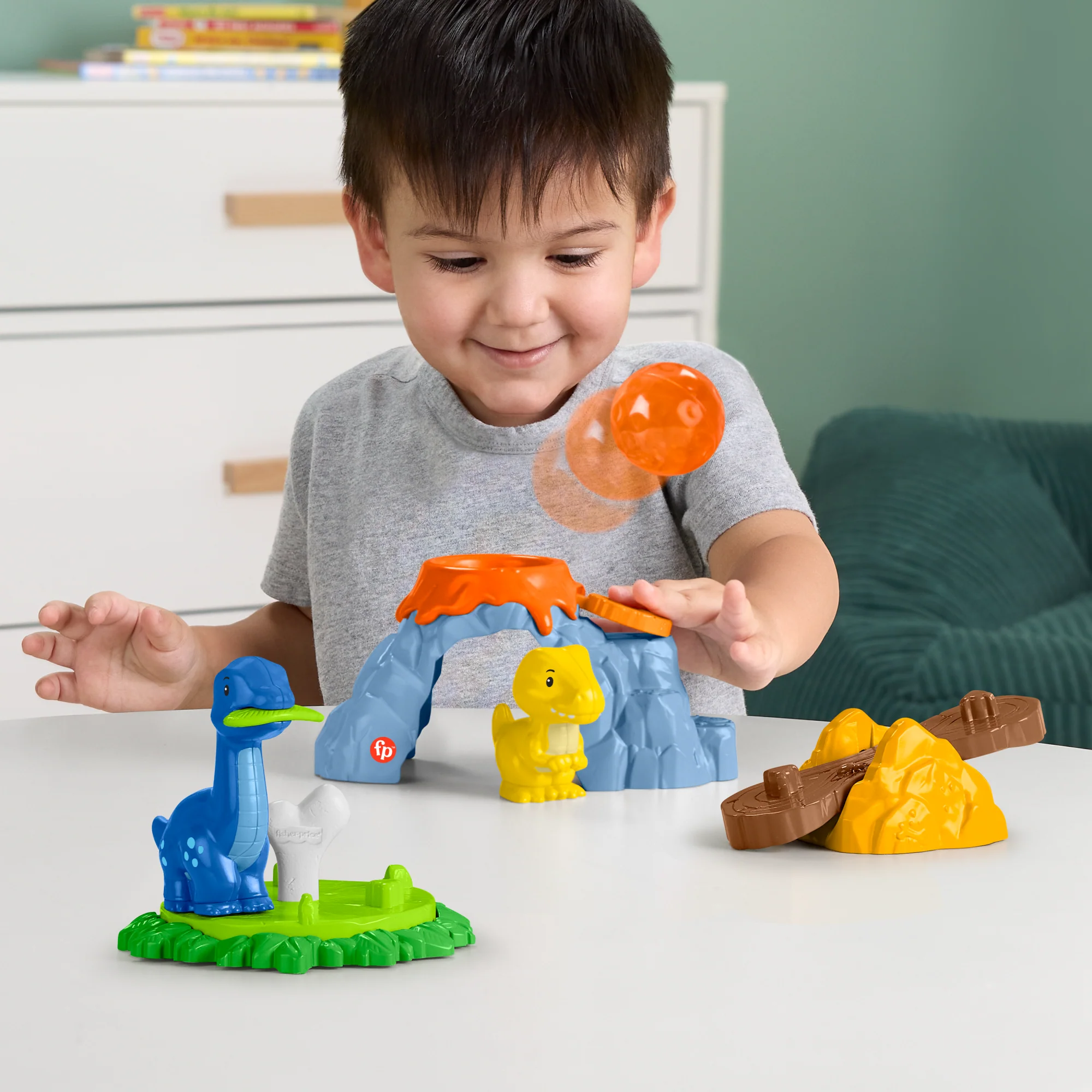 Fisher-Price  Little People  Le Terrain de Jeu des Dinosaures - Image 2