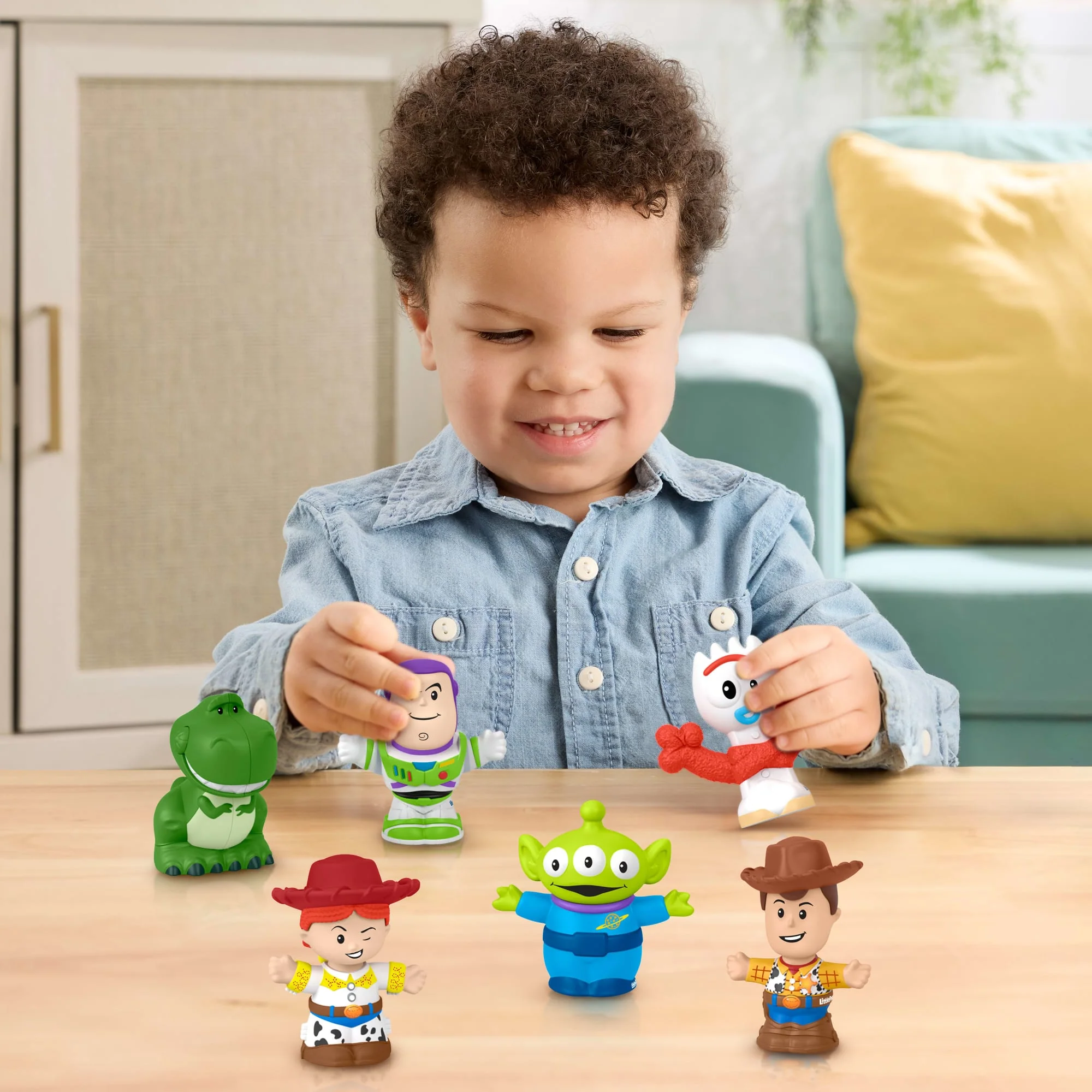 Little People Toy Story Juguete para Bebés Paquete de 6 Figuras de Toy Story - Image 2